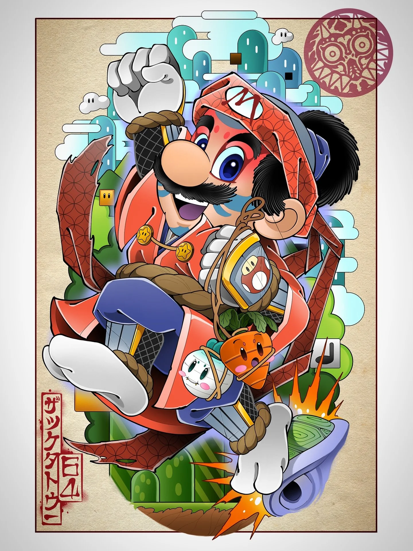 💫🍄 Jumpman! 🍄💫
New design available to be tattooed, I&rsquo;d love to do some more characters in this style, let me know who you&rsquo;d like to see! 🍻 
.
.
.
.
#tattoo #tattoos #ink #traditional #irezumi #neotrad #traditionaltattoo #kawaii #art