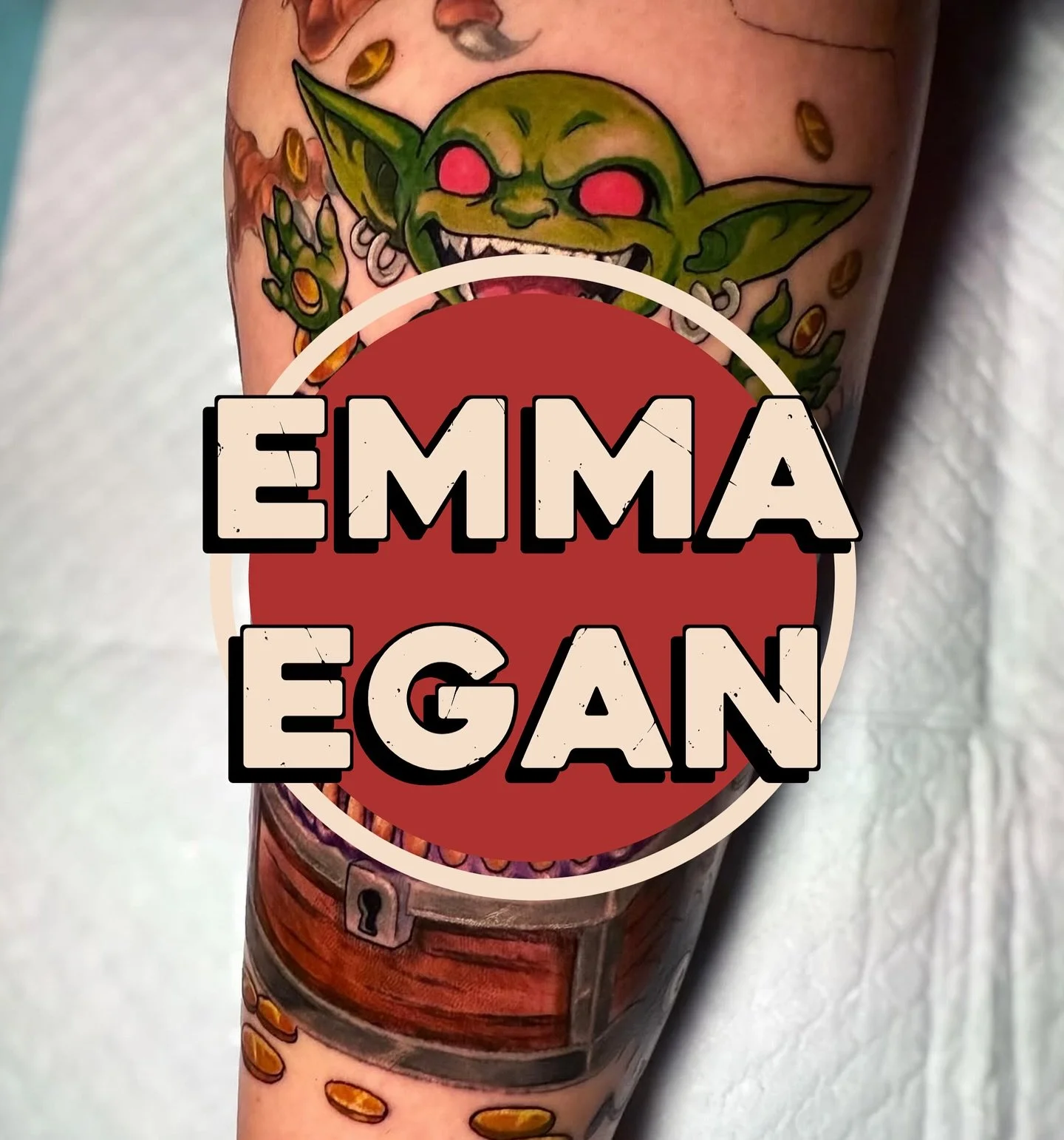 ⚡️🦅 ARTIST ANNOUNCEMENT 🦅⚡️ We're very happy to have our new friend @emmaegantattoo working with us Tuesdays, Wednesdays and Thursdays! Contact Emma directly for all bookings &amp; enquiries as always 🍻✨🙌
 
Emma specializes in beautiful illustrat