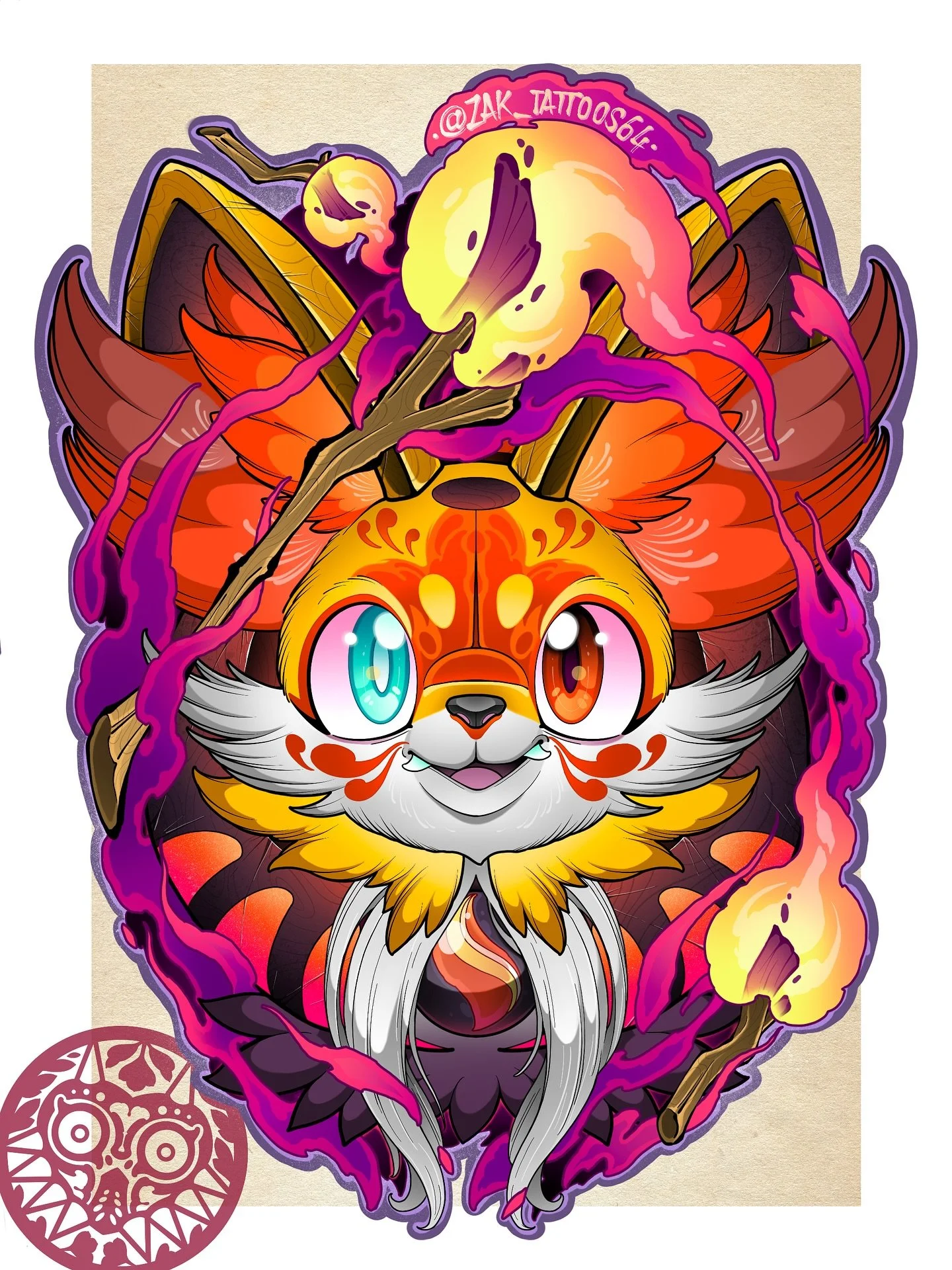 🦊 Mega Fennekin 🦊 
I&rsquo;ve finally got some new sticker packs ready for supanova this weekend, sorry it&rsquo;s taken years, but I had to do something with all the new ZA content! I&rsquo;ll be dropping the next coupla designs asap 💫
.
.
.
.
#t