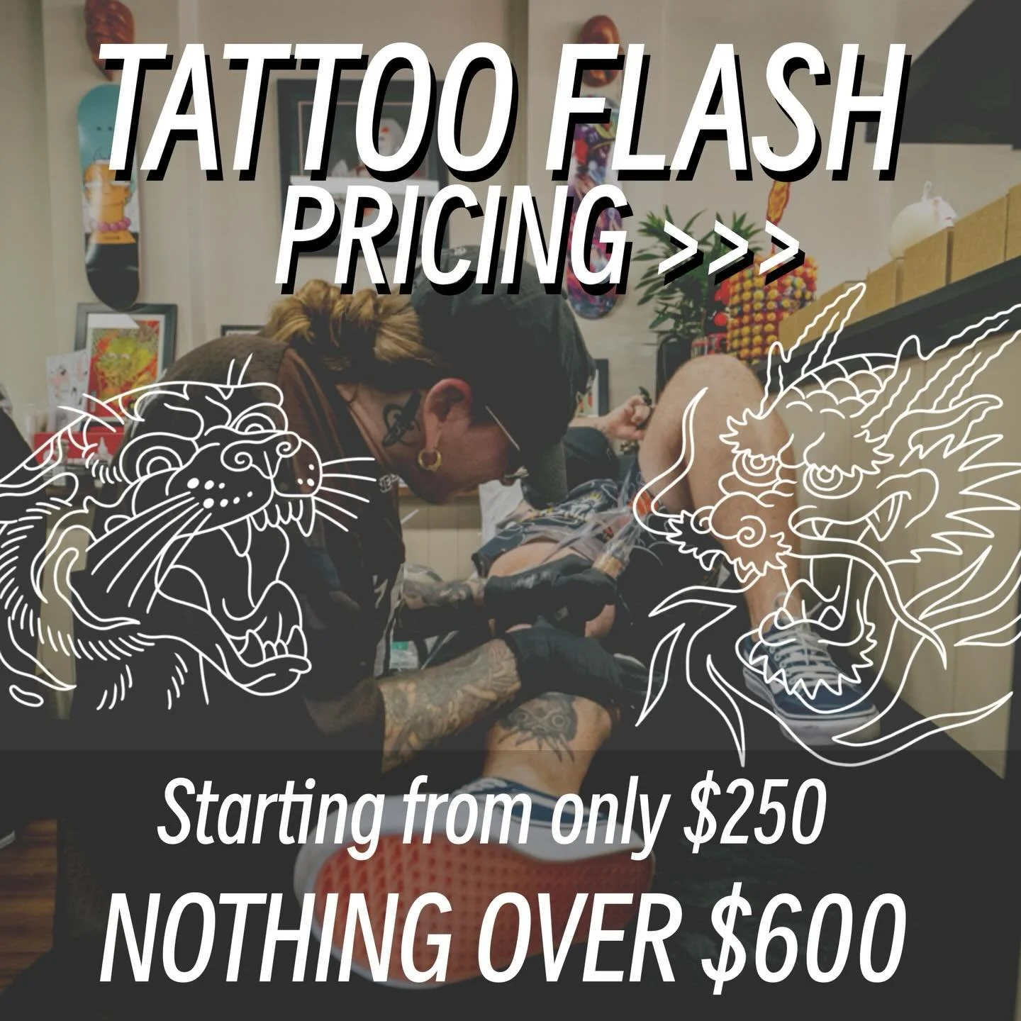 For people wondering how much some of these flash designs are, have a look through some of these! 🔥 
I&rsquo;ve got time these coming weeks! So if you&rsquo;d like to book, just email 📩 jamieeddybookings@gmail.com 
🖤 
#tattooflash #tattoobrisbane 