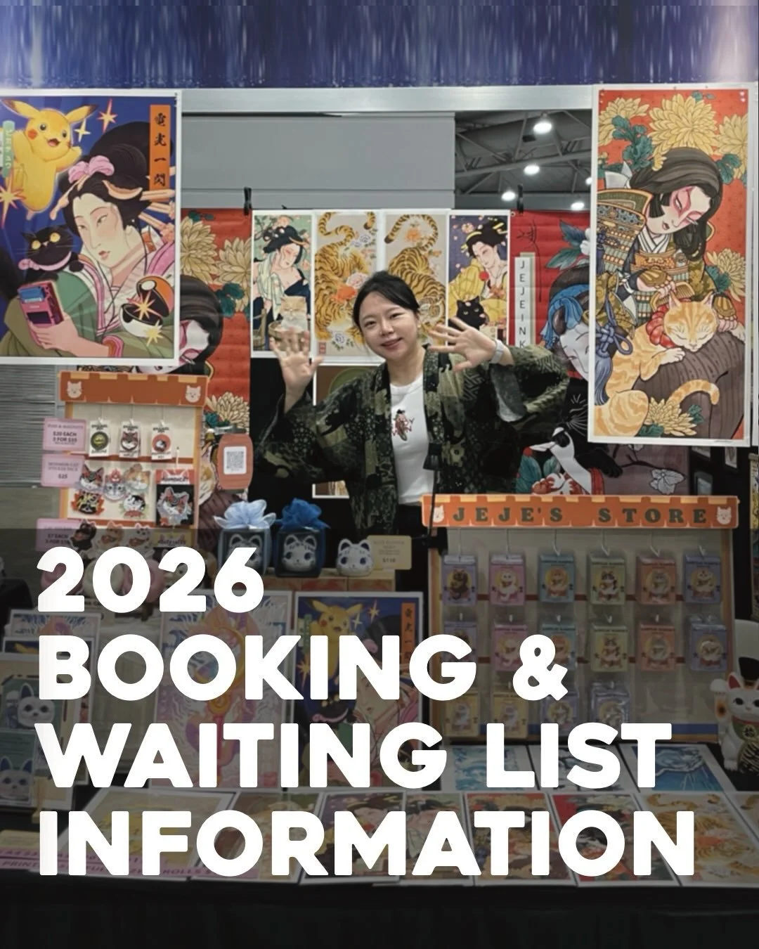 Happy New Year, everyone! Just a heads up, I&rsquo;m now fully booked until June 2026, and bookings for the first half of the year are currently closed.

I&rsquo;ll still be taking enquiries through my website, and all enquiries will be added to the 