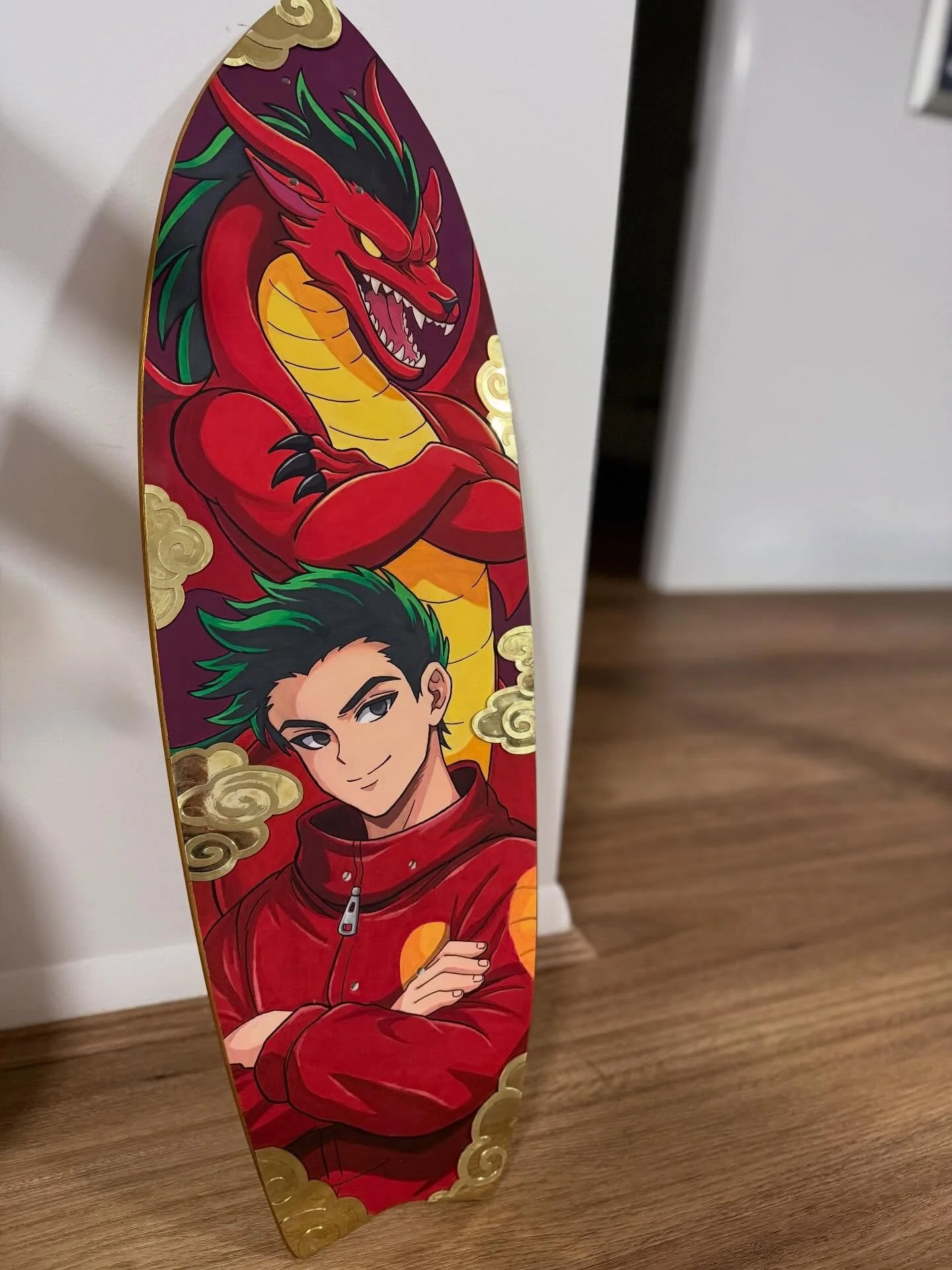 My first time ever painting for the @more_sauce_ heroes and heelflips event! 🎨 It was super stressy at times; but thank you guys for giving me this opportunity to harness a new skill, which I will undoubtedly be doing more of from now on! ❤️&zwj;🔥?