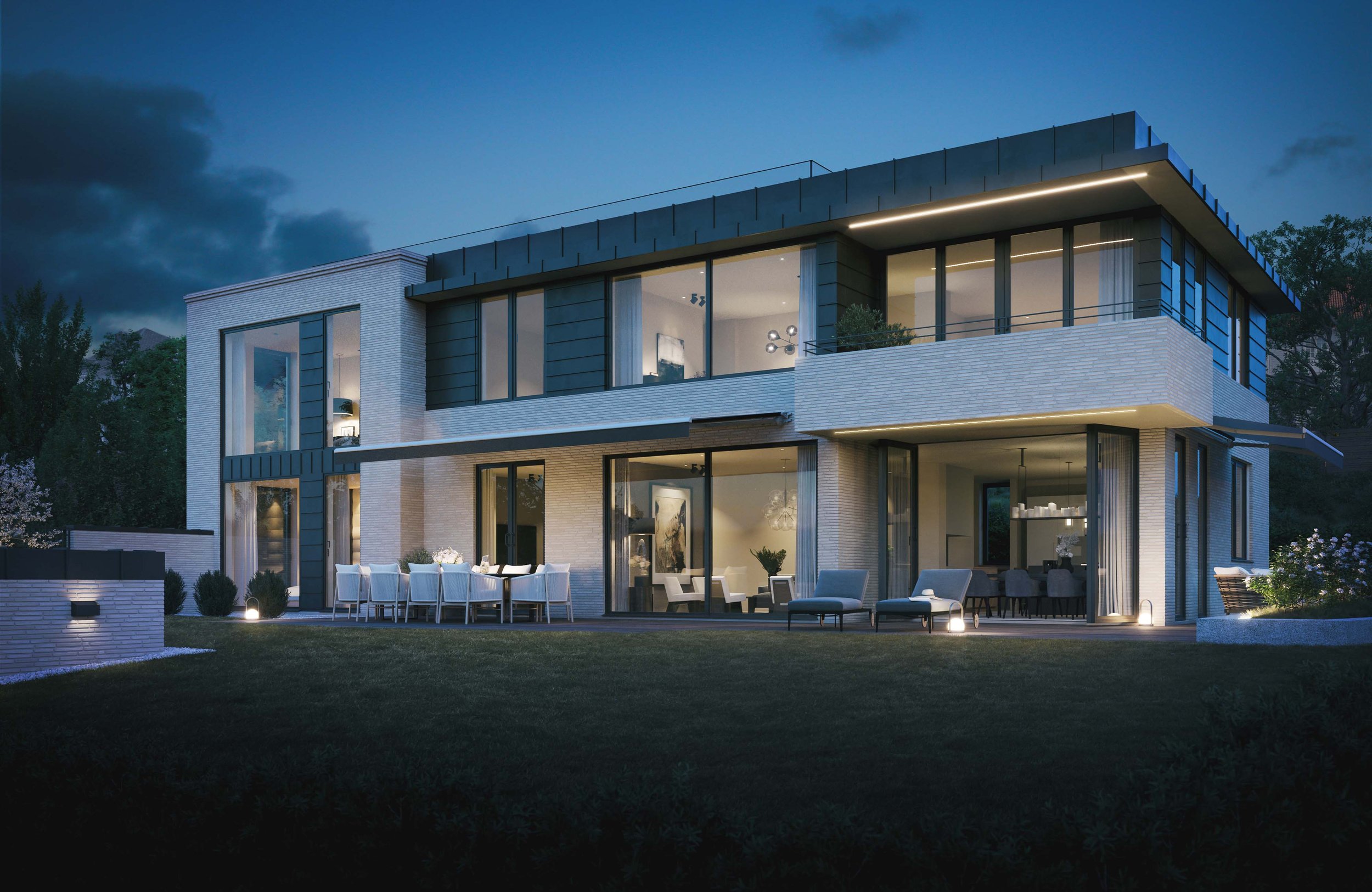 By-villa ved Slemdal i Oslo