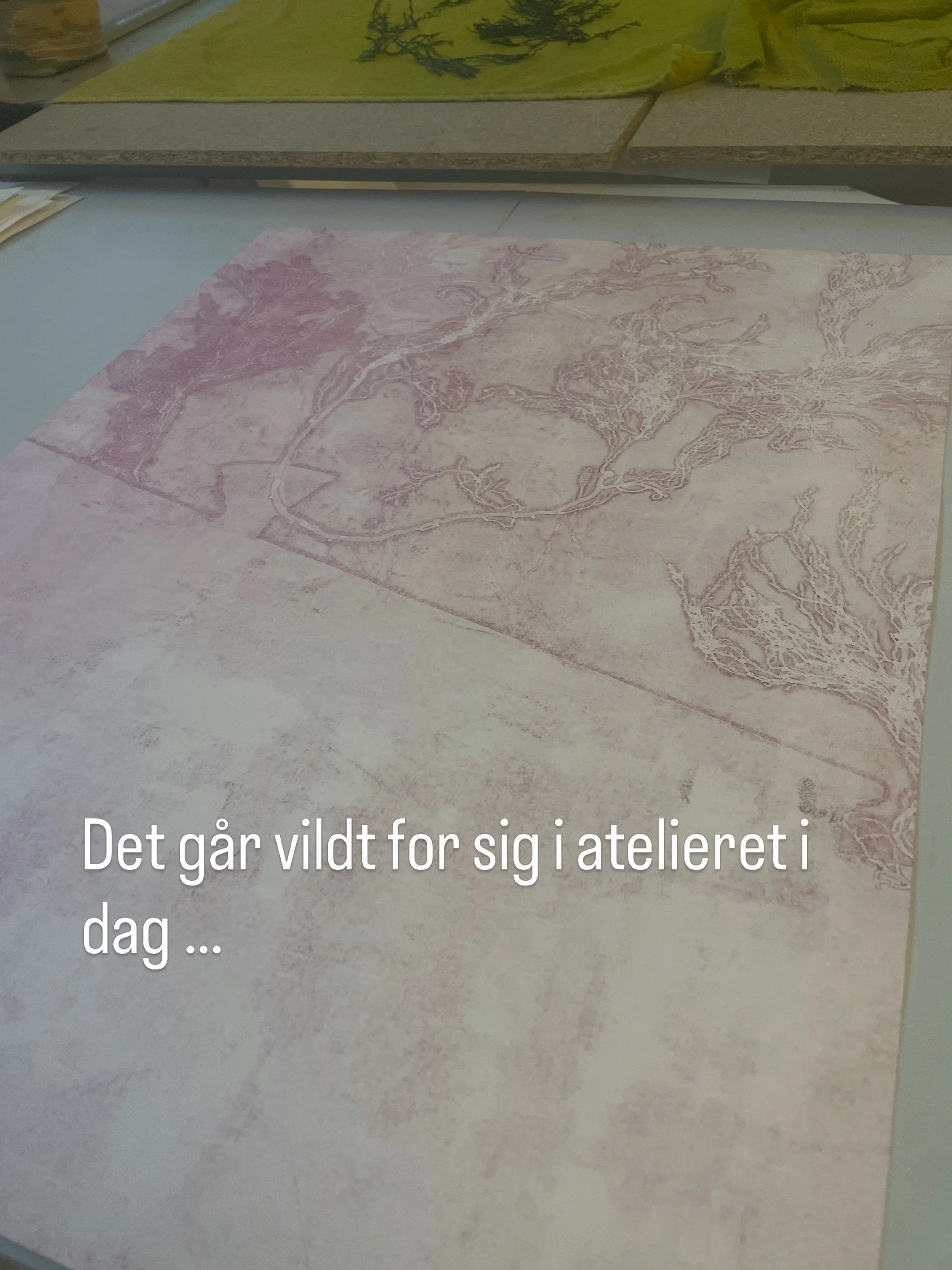 Jeg har en fest i mit atelier. Jeg elsker mit arbejde, men jeg er faktisk lidt for gammel til de lange dage jeg f&aring;r, n&aring;r det hele tiden dukker nye sp&aelig;ndende muligheder op🤸🕺💃
M&aring;ske skal jeg sove l&aelig;nge i morgen.

#basth