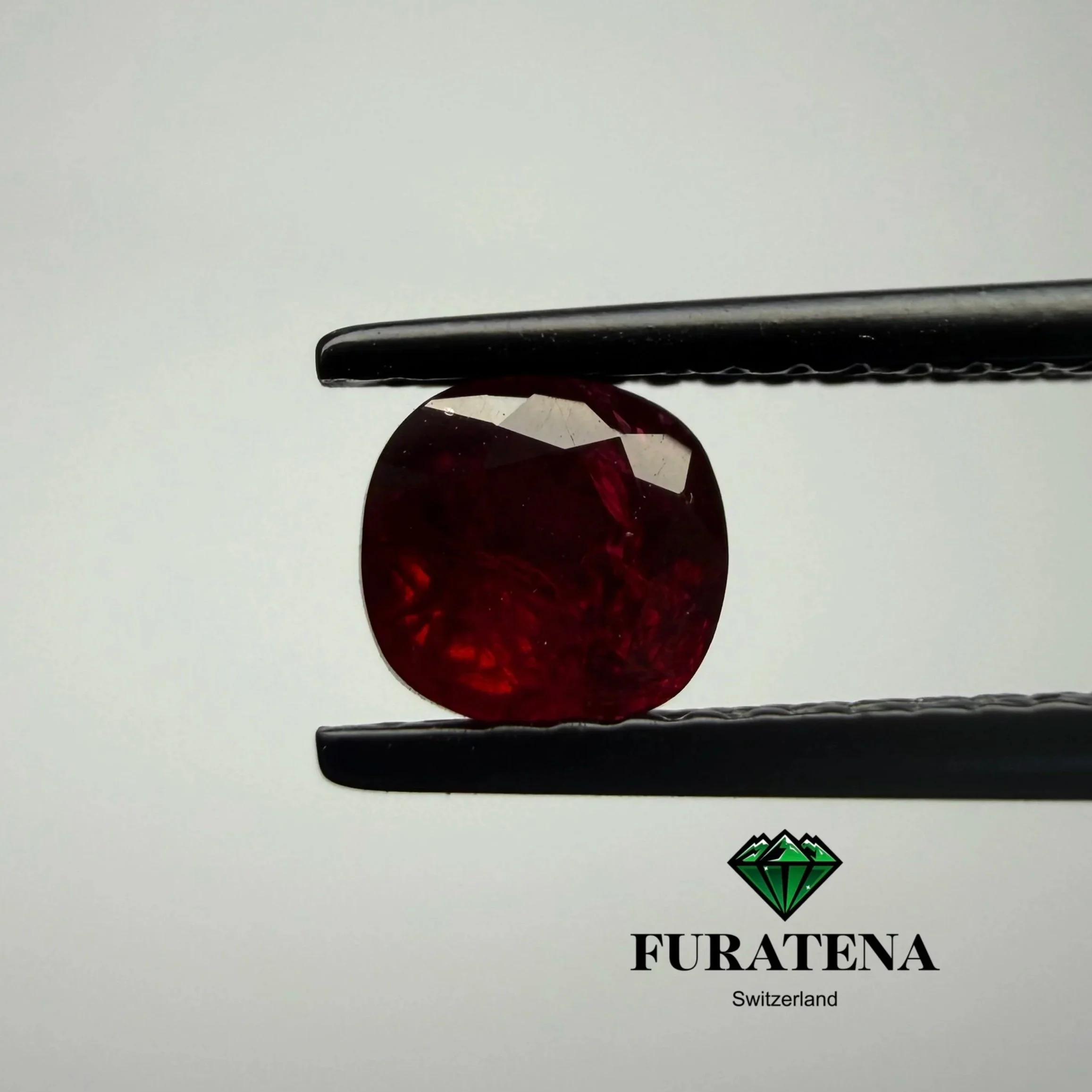 Logo de la marque Furtena avec une montagne verte en haut, le nom en majuscules et la mention 'Switzerland' en bas, sur fond blanc.
