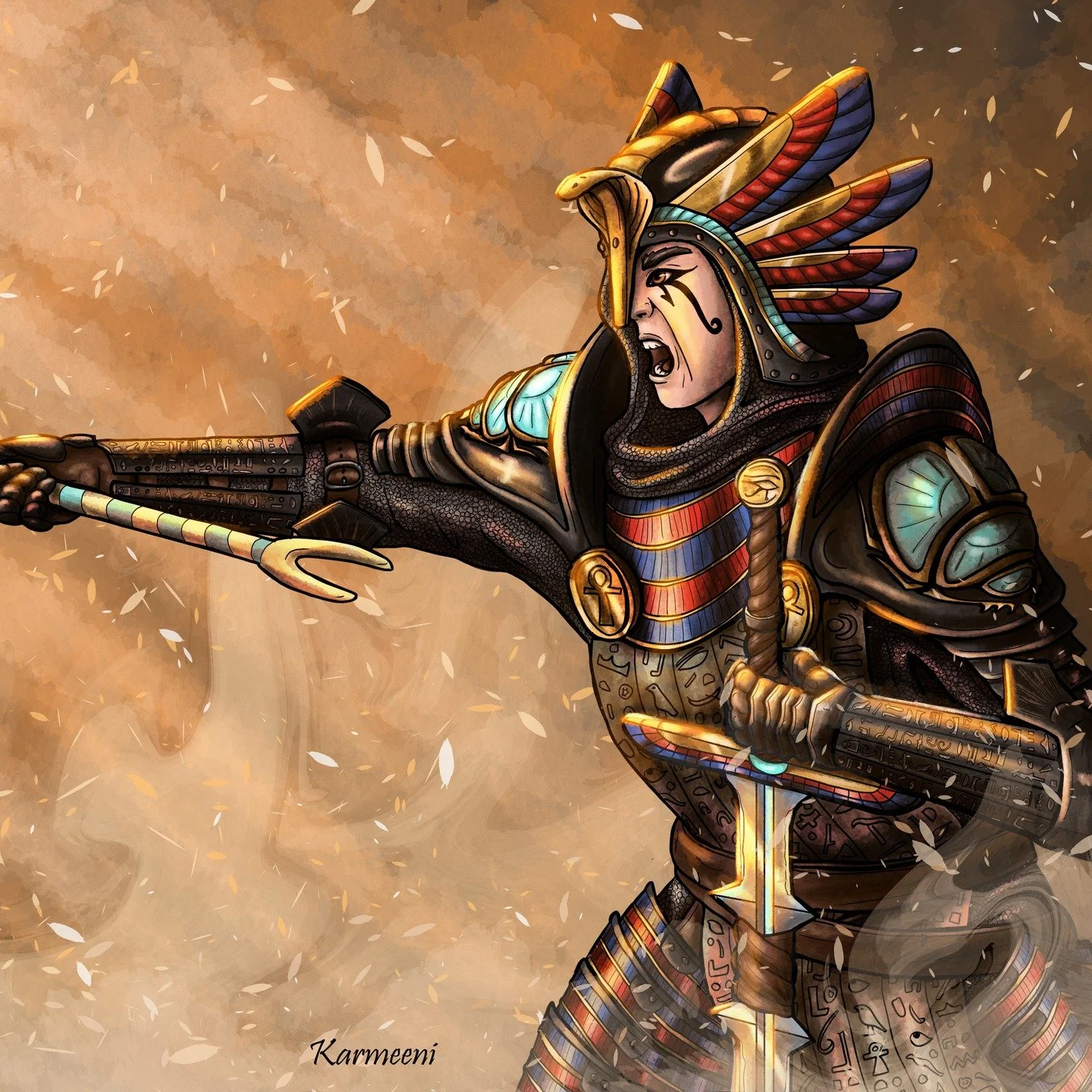 Commission

#digitalart #art #fantasyart #knight #pharaoh