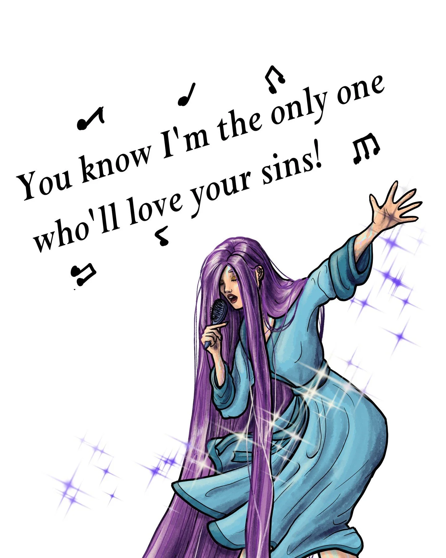 #digitalart #fantasy #fantasyart #digitalpanting #kpopdemonhunters #fanart #kpopdemonhuntersrumi #kpopdemonhuntersfanart 

It is a great song, even if she just sings it for herself on her day off :)