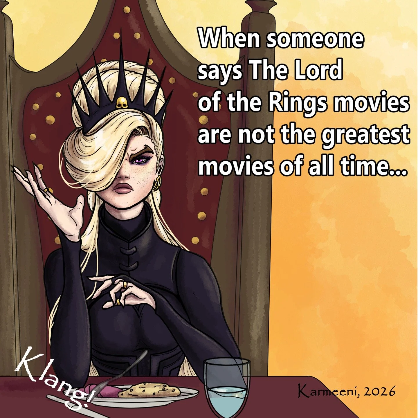 But this time she has every reason to be angry...

If you haven't read yet why she is actually angry here:

https://www.webtoons.com/en/canvas/untangled/list?title_no=1082423

#digitalart #fantasy #fantasyart #digitalpanting #webtoons #webcomic #unta