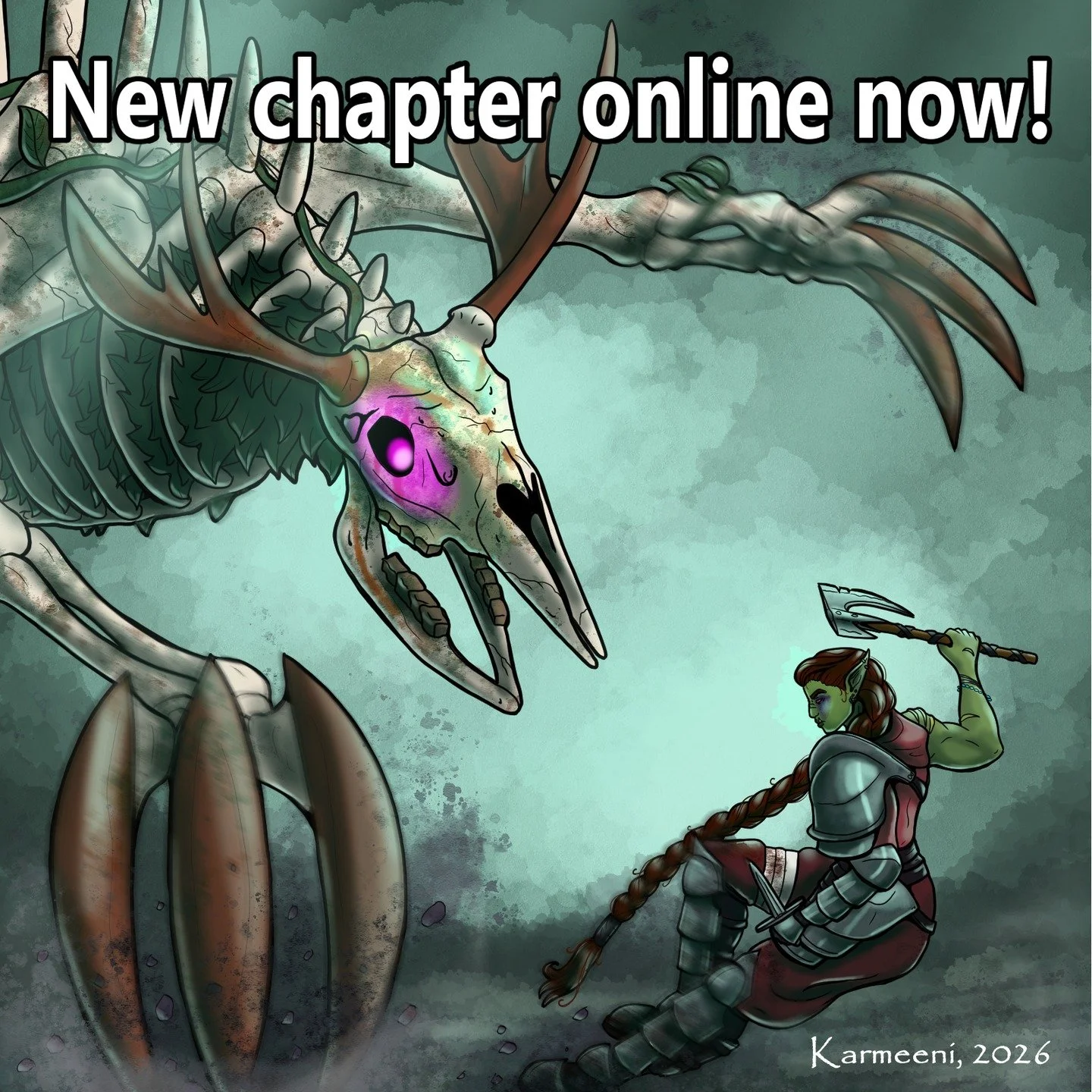 It took a while, but finally chapter 4 of my webcomic Untangled is online on Webtoons!

https://www.webtoons.com/en/canvas/untangled/list?title_no=1082423

#digitalart #fantasy #fantasyart #digitalpanting #webtoons #webcomic #untangled
