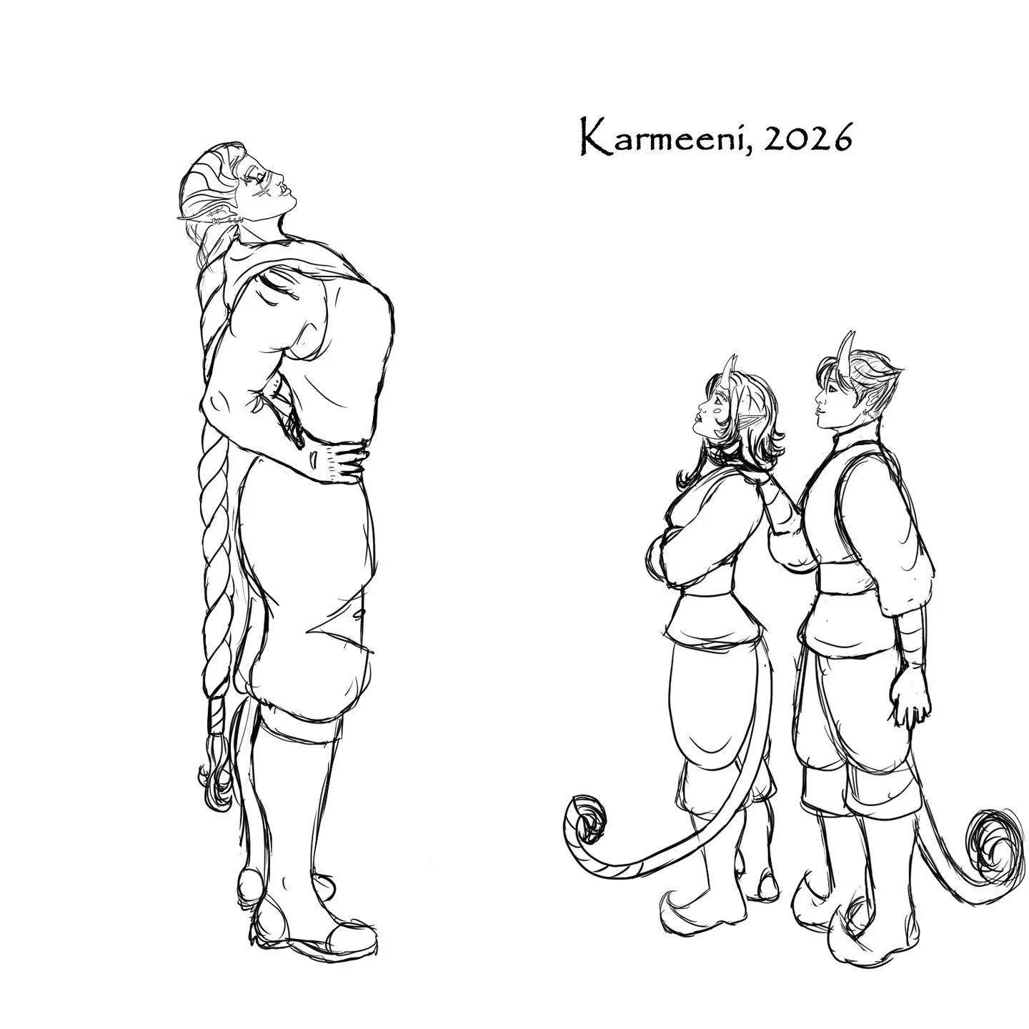 Mori is pretty big compared to 'normal' people :)

https://www.webtoons.com/en/canvas/untangled/list?title_no=1082423

#digitalart #fantasy #fantasyart #digitalpanting #webtoons #webcomic #untangled