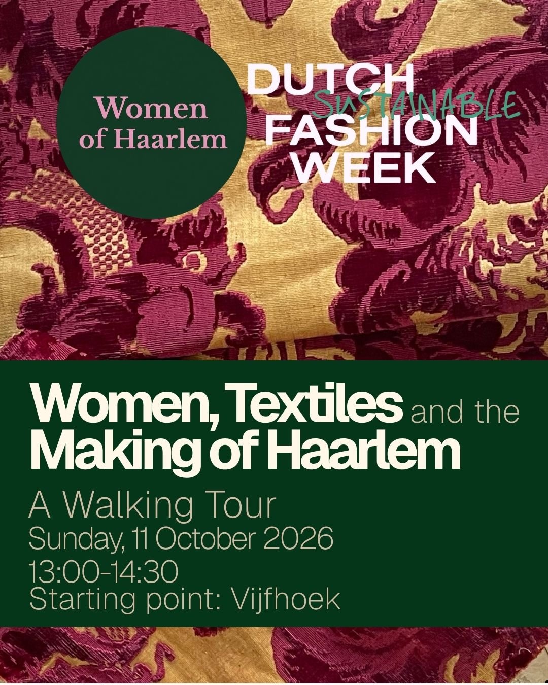history walking tour textiles haarlem women
