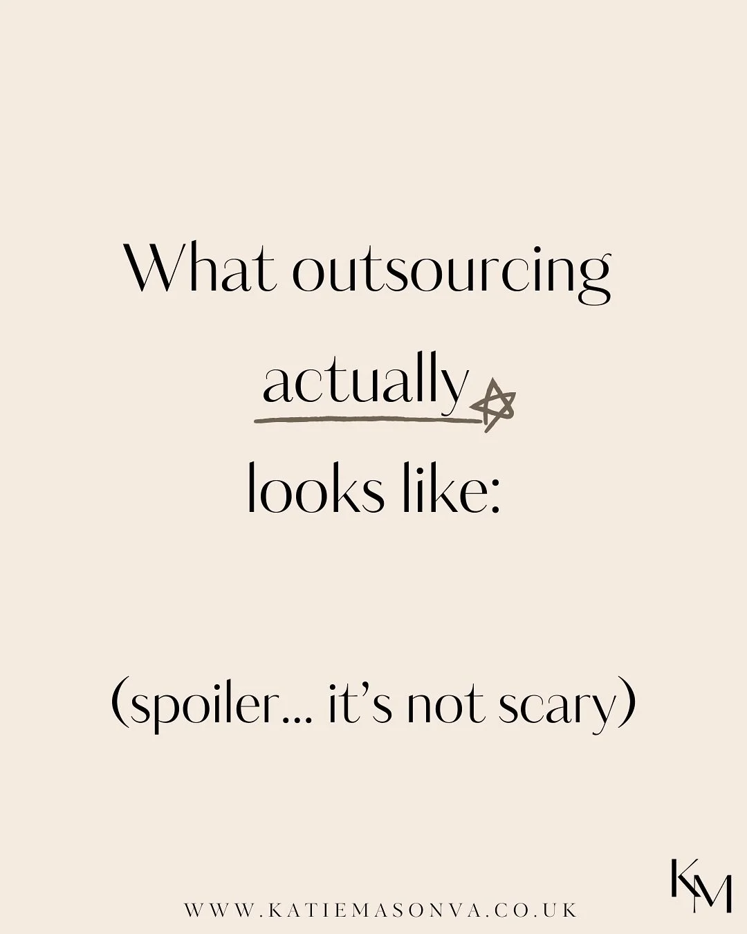 So, what does outsourcing actually look like? (Because spoiler - it&rsquo;s not handing over your whole business and disappearing off to Bali&hellip; unless that&rsquo;s what you want👀🏝️).

It&rsquo;s the small stuff that makes your week feel light