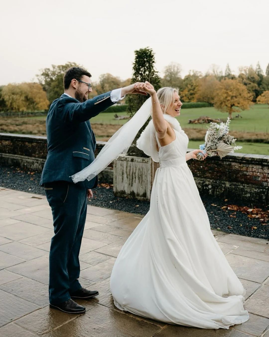 Some of our favourites from E&amp;S&rsquo;s November wedding at @burleymanor 

These two were so much fun, and a bit of rain didn&rsquo;t faze them at all. Such a brilliant day.

Photography: @pipandclo.uk 
Venue: @burleymanor / @burleymanorbarnweddi