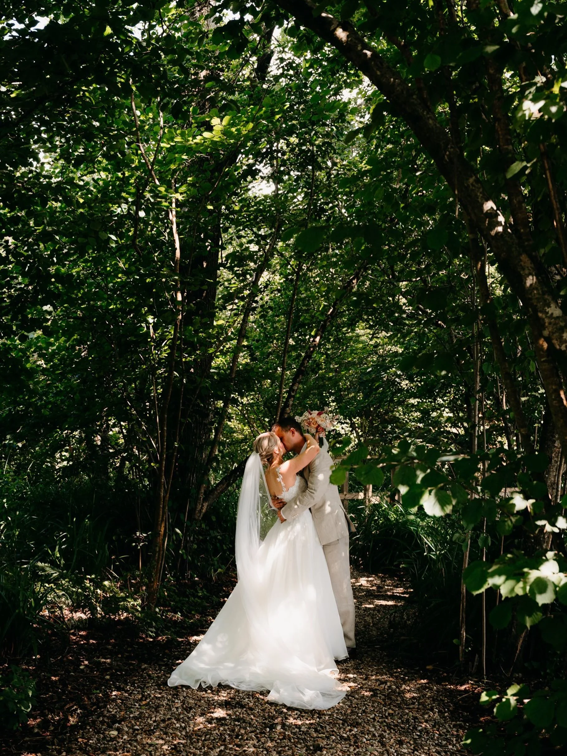 K&amp;D ❤️ 
@rudgefarmweddings has so many beautiful spots you can sneak off to! We have so many images to share from this glorious wedding back in June, but here&rsquo;s a little one whilst we are editing away!