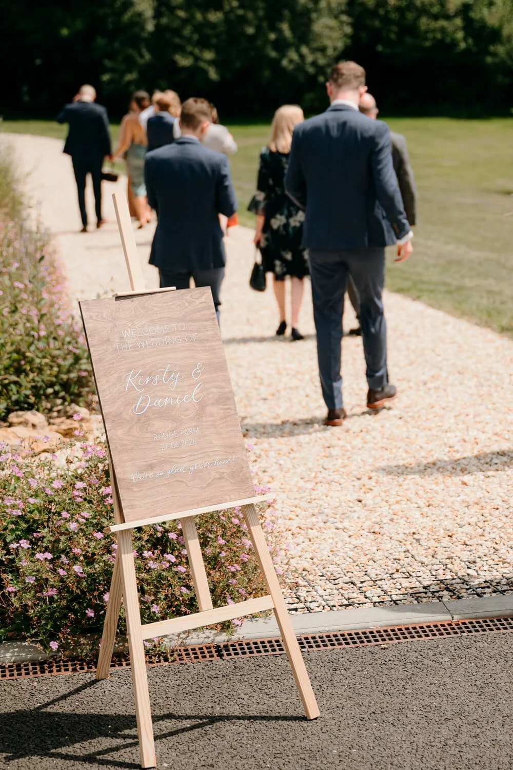 Wedding ceremony Signage