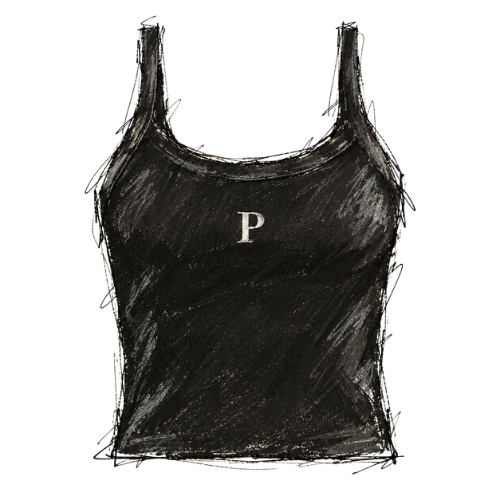 Prose Club Anagram Tank Top Black