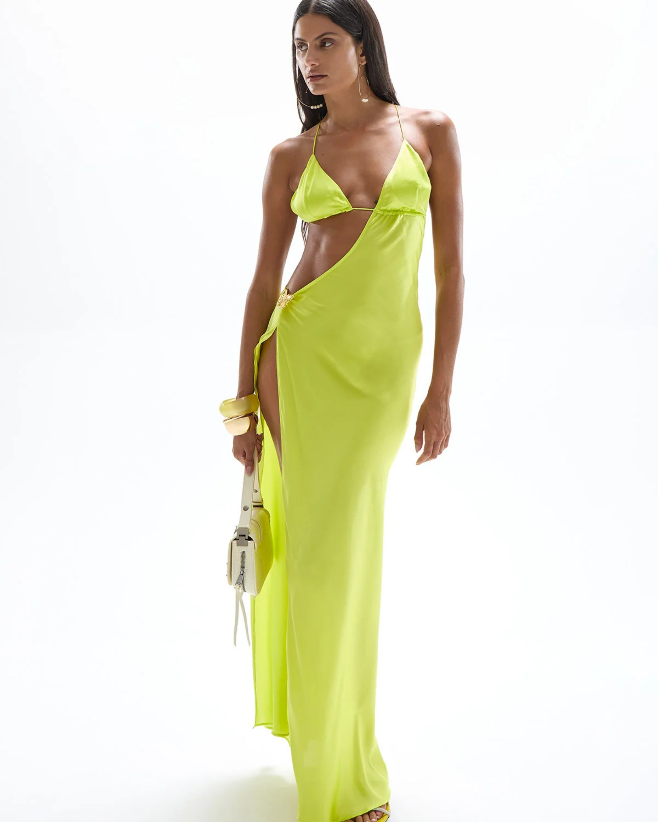 Villa Butterfly Maxi Dress - Citrus
