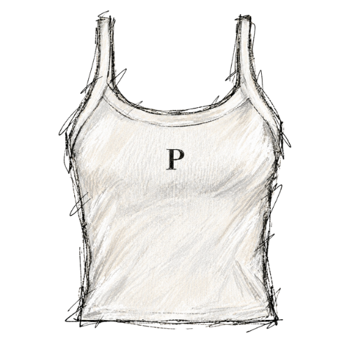 Prose Club Anagram Tank Top White