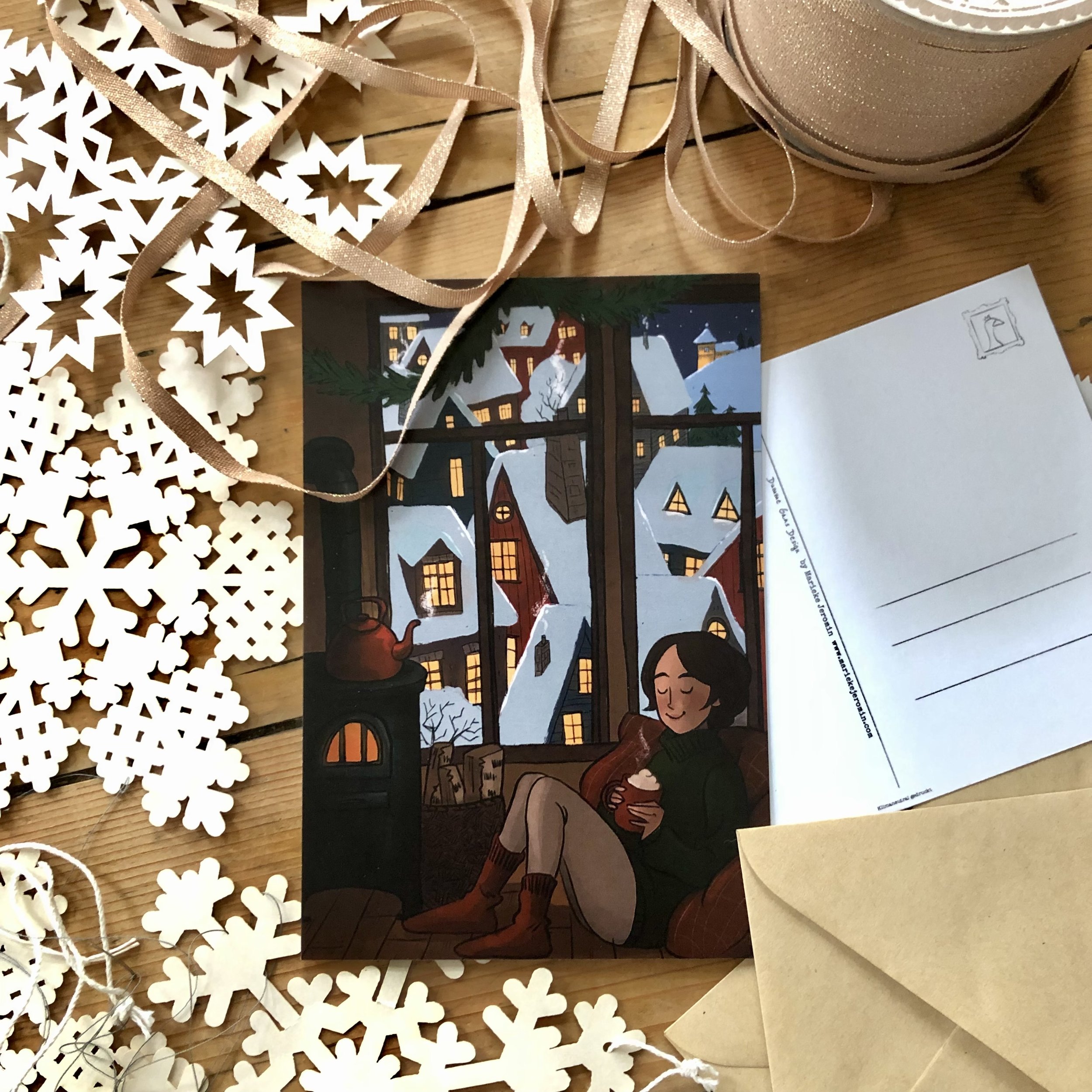 Postkarte -Cozy Winter