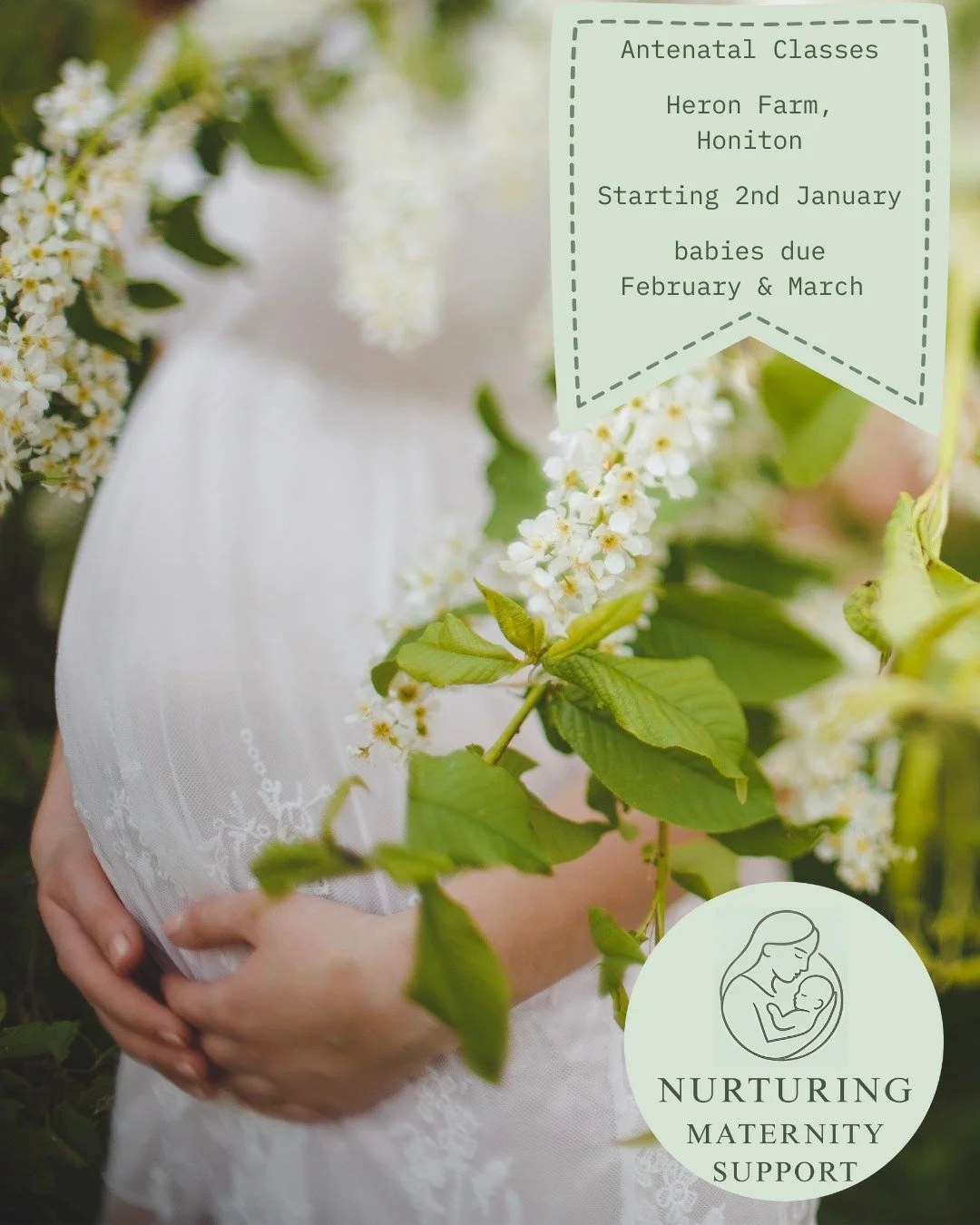 🌸 Now Booking &ndash; January Antenatal Course at Heron Farm, Honiton! 🌸

Expecting a baby in February or March 2026? 👶✨
Join our small, friendly antenatal course at Heron Farm, Honiton, starting Thursday 2nd January.

These relaxed, supportive se