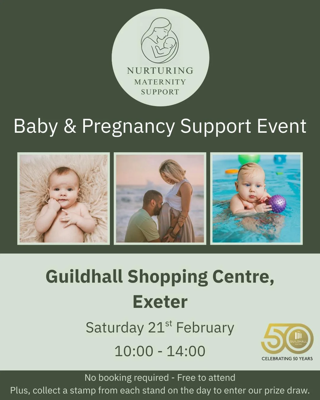 ✨ Calling Pregnancy &amp; Baby Businesses! ✨

We&rsquo;re looking for stand holders for our upcoming:

👶 Baby &amp; Pregnancy Support Event
📍 Guildhall Shopping Centre, Exeter
📅 Saturday 21st February
⏰ 10am&ndash;2pm

Perfect for businesses offer