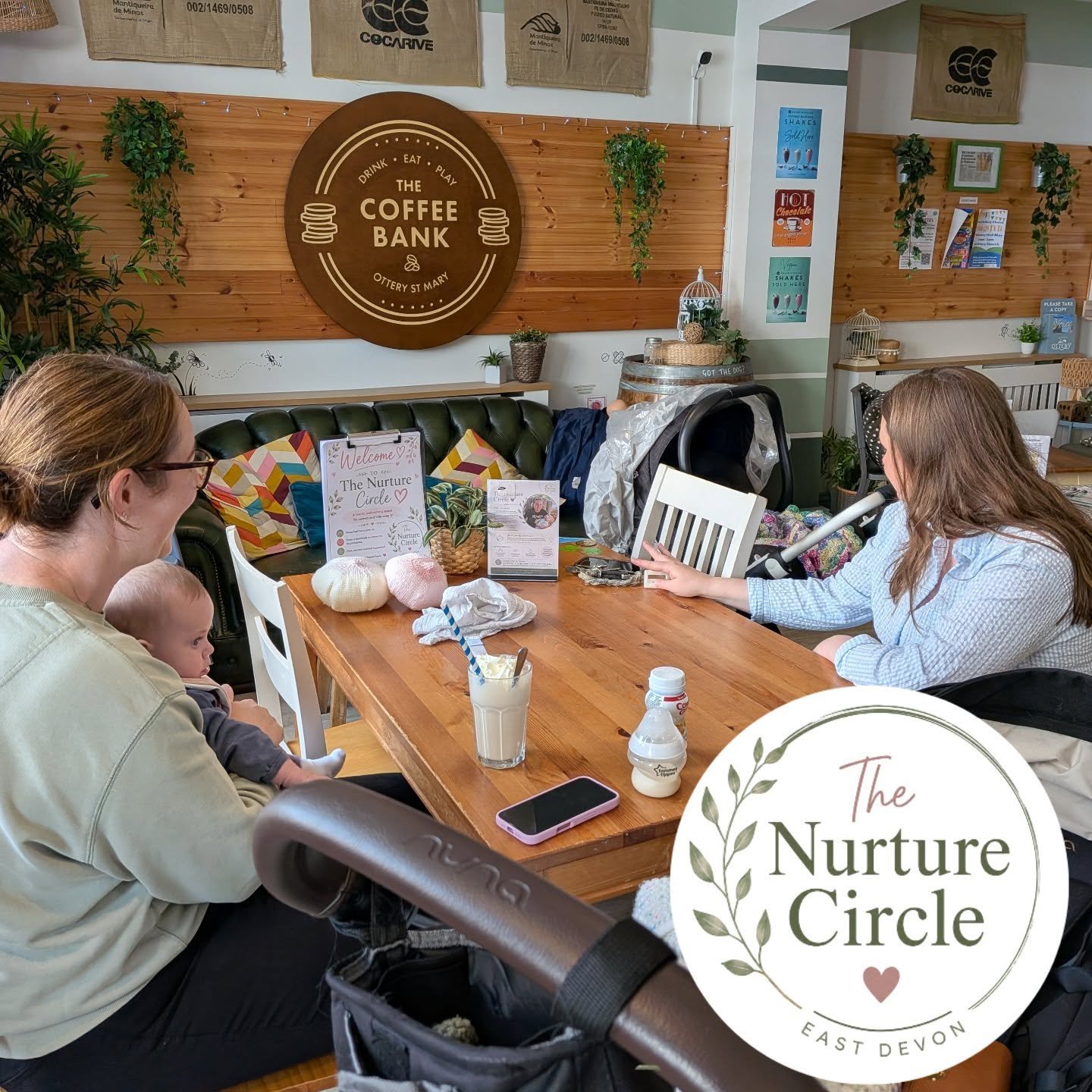 🤍 Our first Nurture Circle meet-up took place yesterday at The Coffee Bank in Ottery St Mary, and it was so lovely to spend the morning chatting with local parents and little ones.

The Nurture Circle was created to provide a warm, welcoming space w