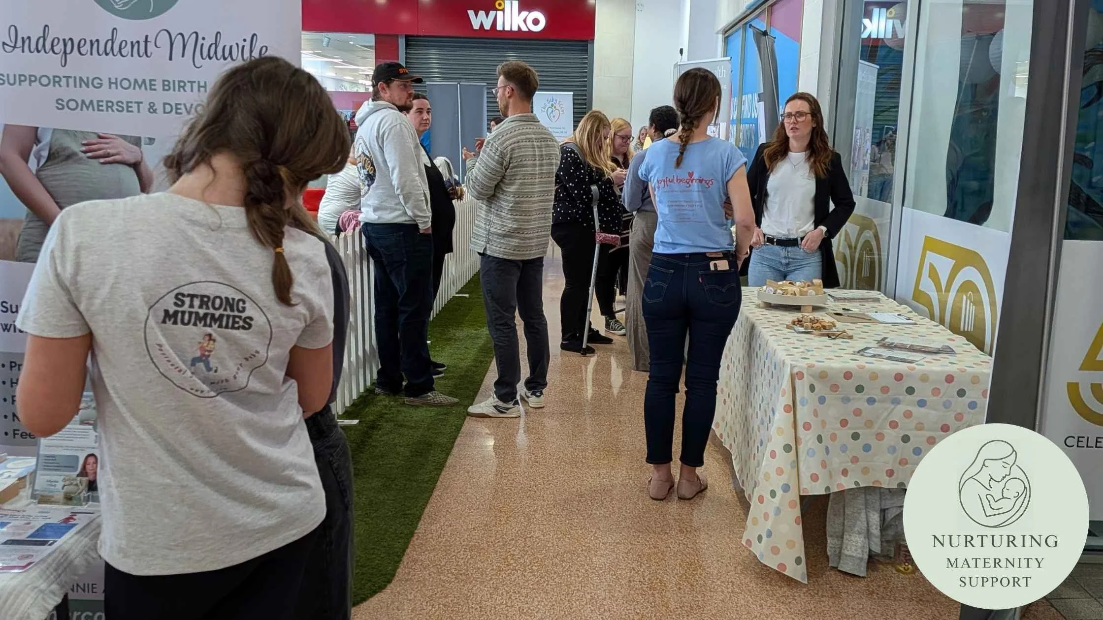 attendees at baby event