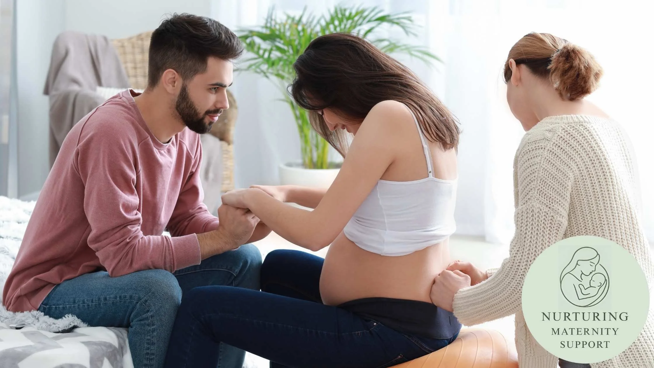 Antenatal Educator Supporting Expectant Couple