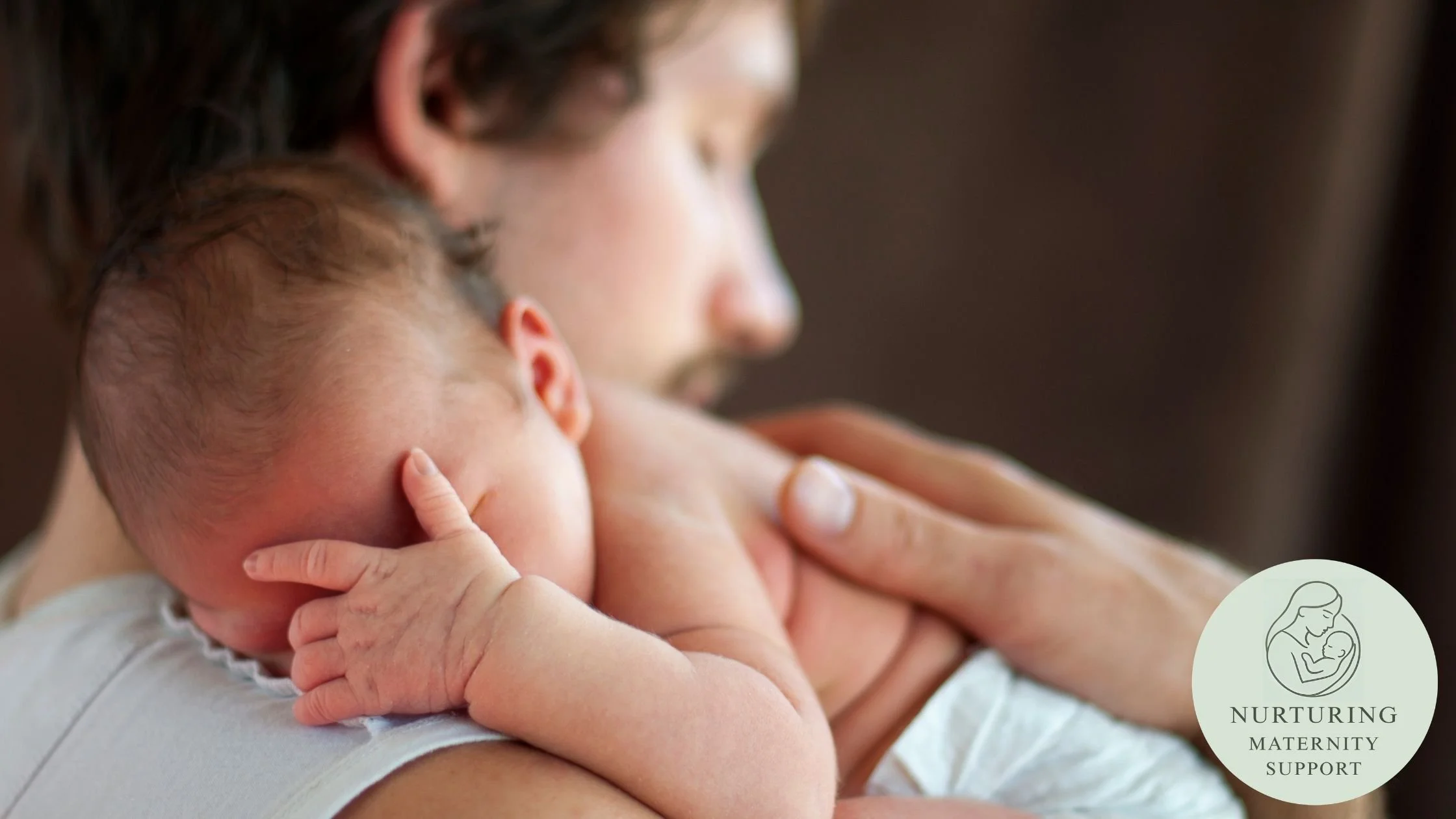 New father and baby
