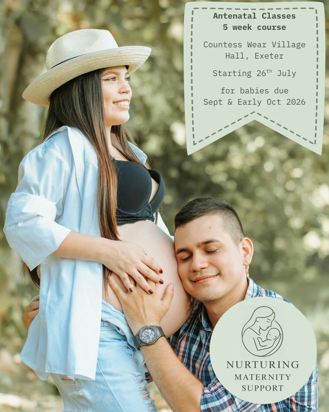 Antenatal Class - Countess Wear Village Hall, Exeter - July 2026
