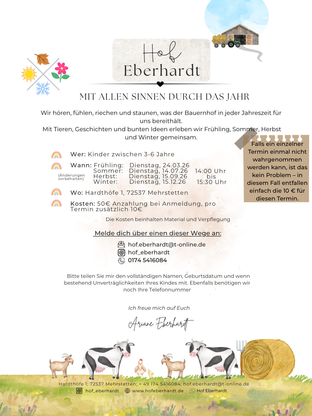 MIT ALLEN SINNEN DURCH DAS JAHR