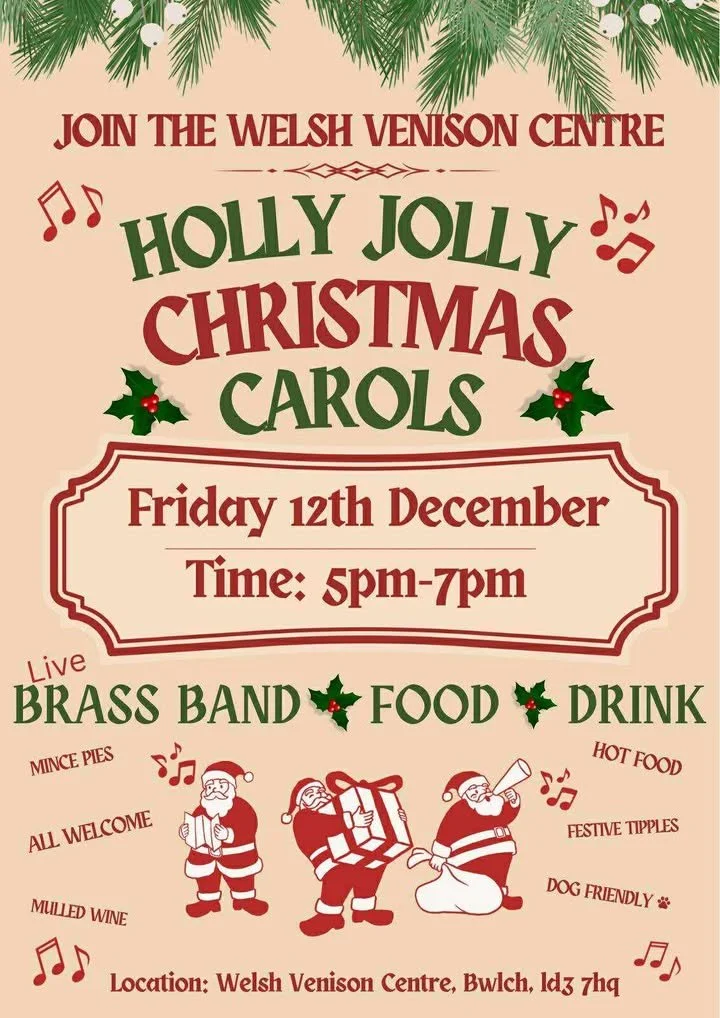 Welsh Venison Centre: Holly Jolly Christmas Carols