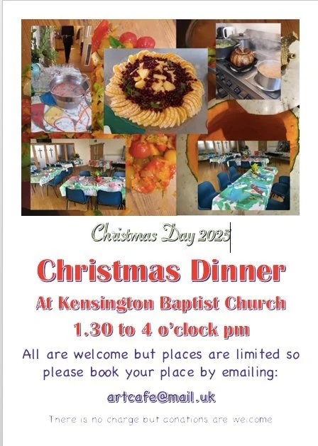 Christmas Dinner at Kensington Baptist Church