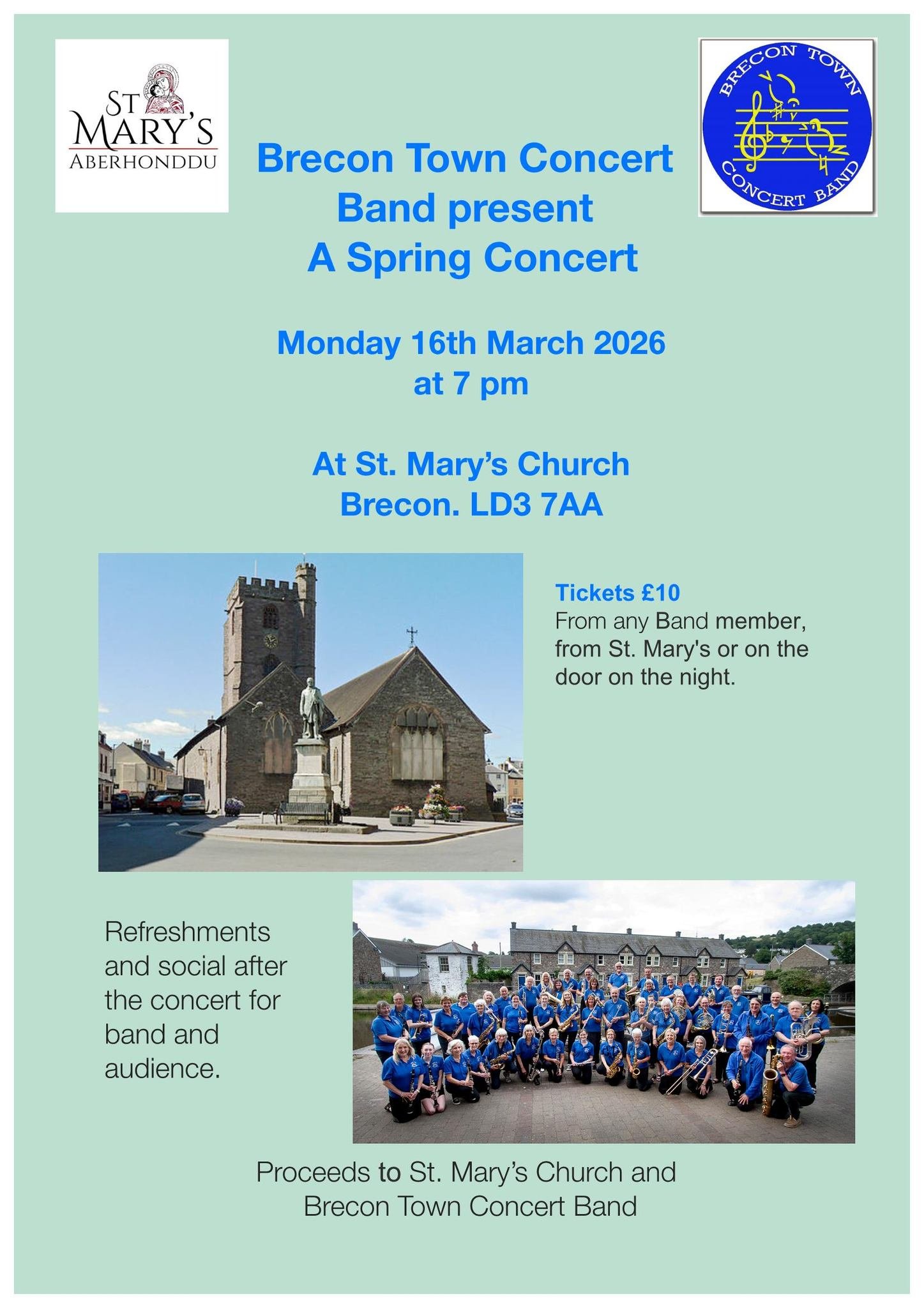 Brecon Town Band: A Spring Concert
