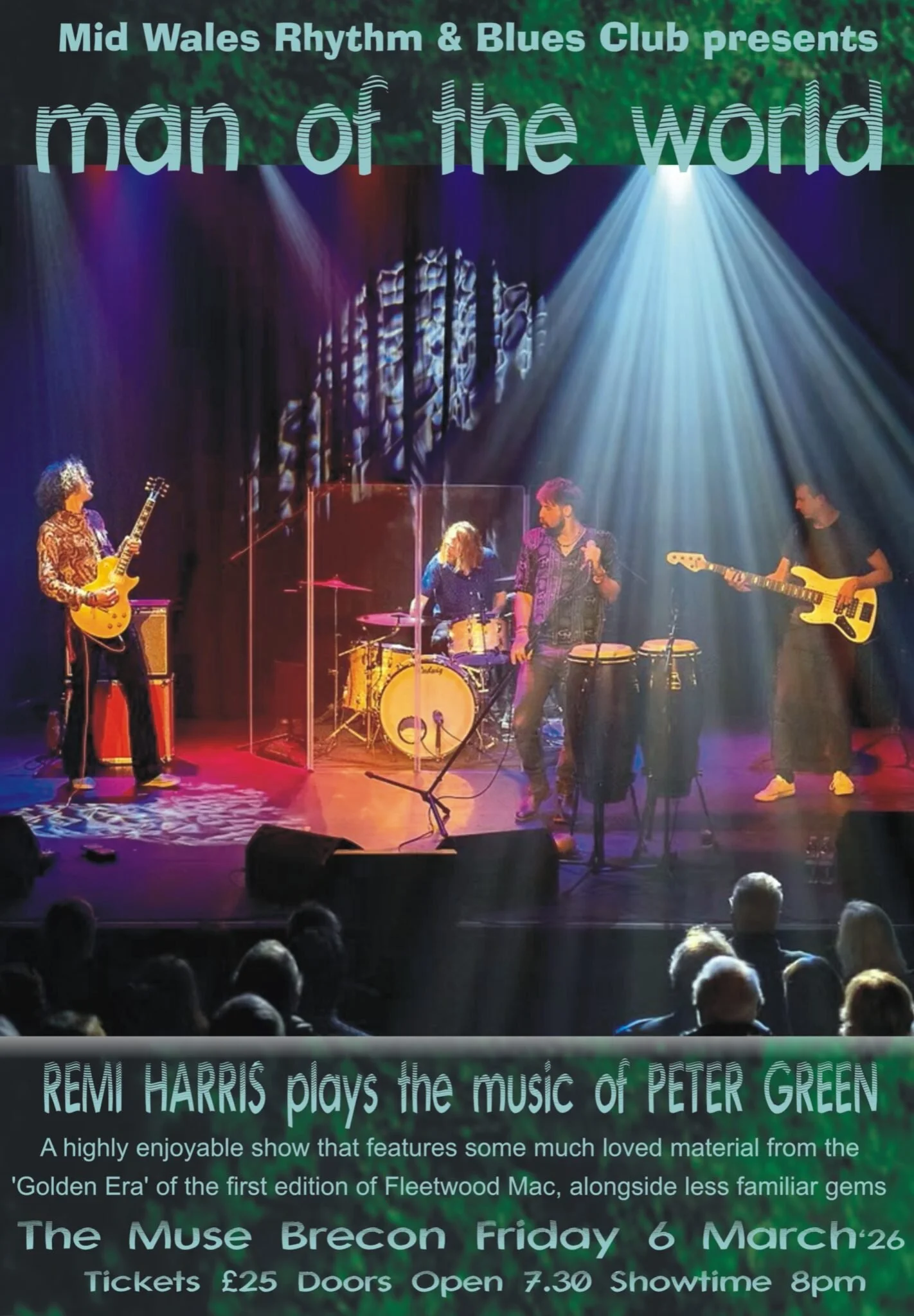 Mid Wales Rhythm &amp; Blues Club: Man of the World (the Music of Peter Green)