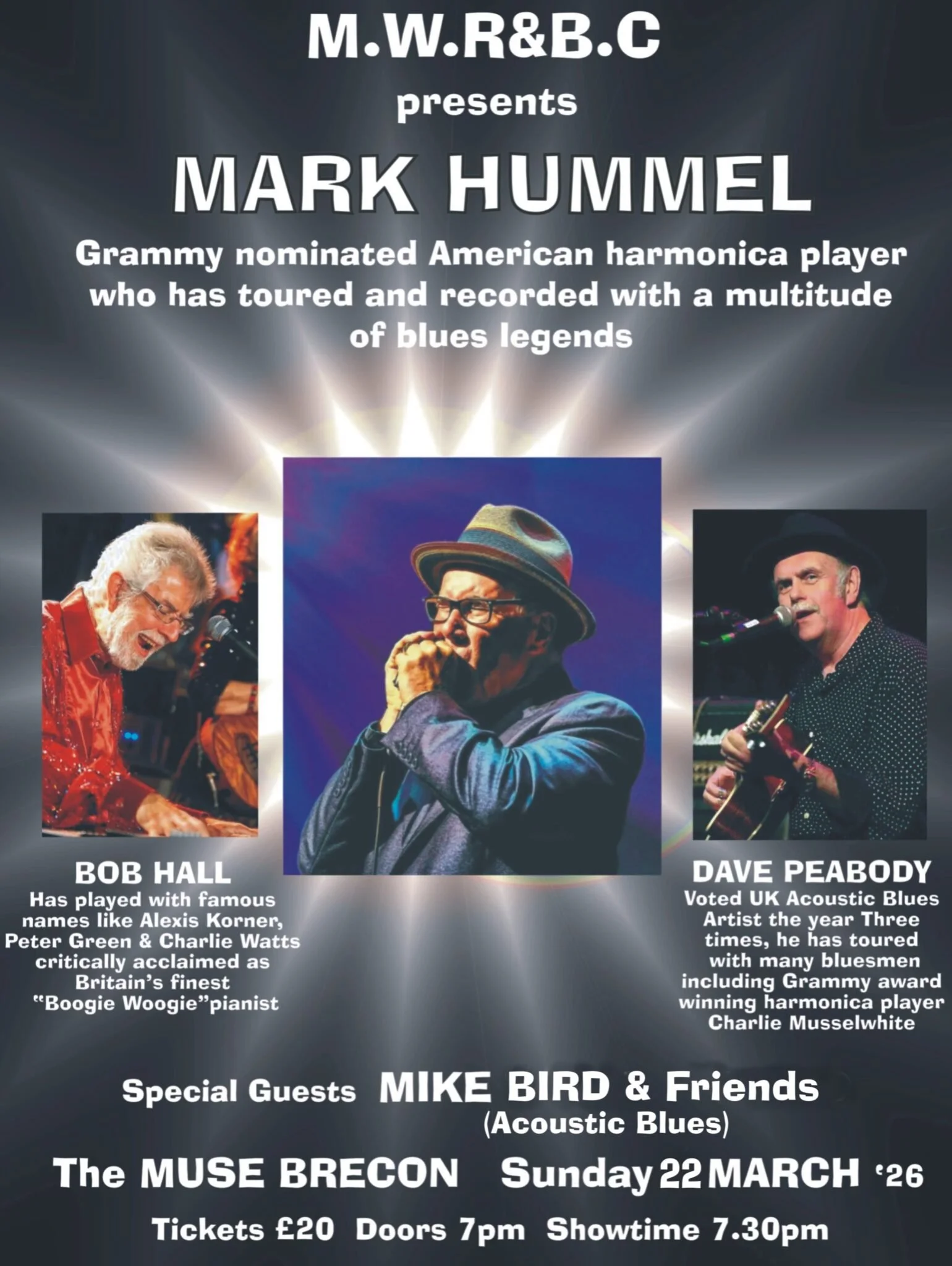 Mid Wales Rhythm & Blues Club: the Mark Hummel Trio
