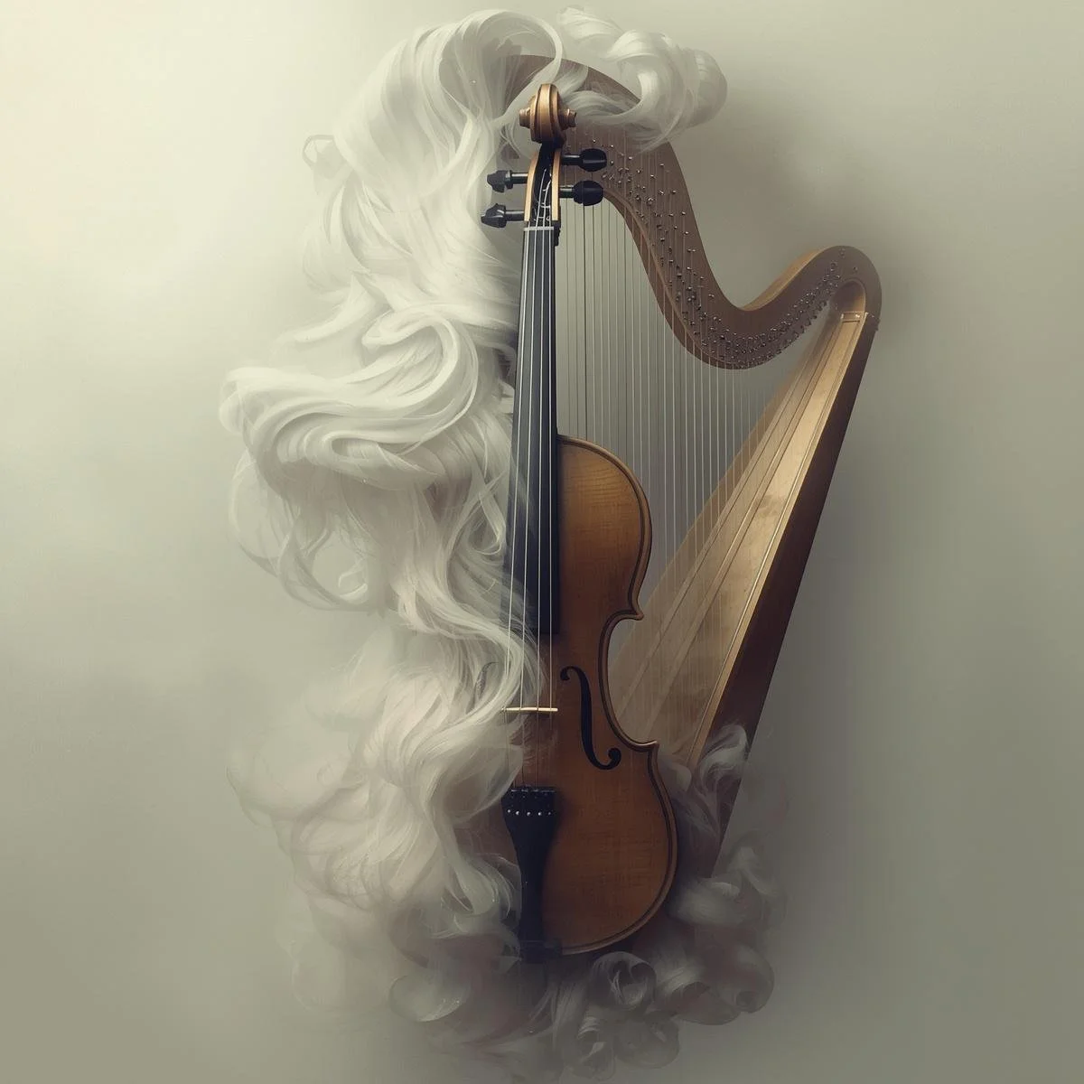 Blend an image of a violin and harp, please.jpg