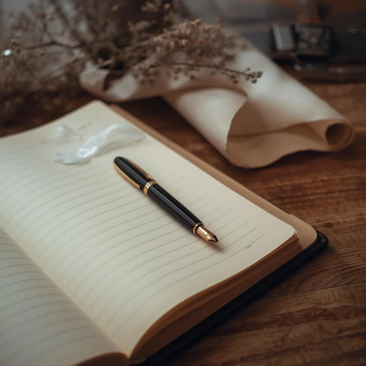 writing for wellbeing (no people, just pen and paper, but the design have some form of symbolism to writing empowering the self).jpg