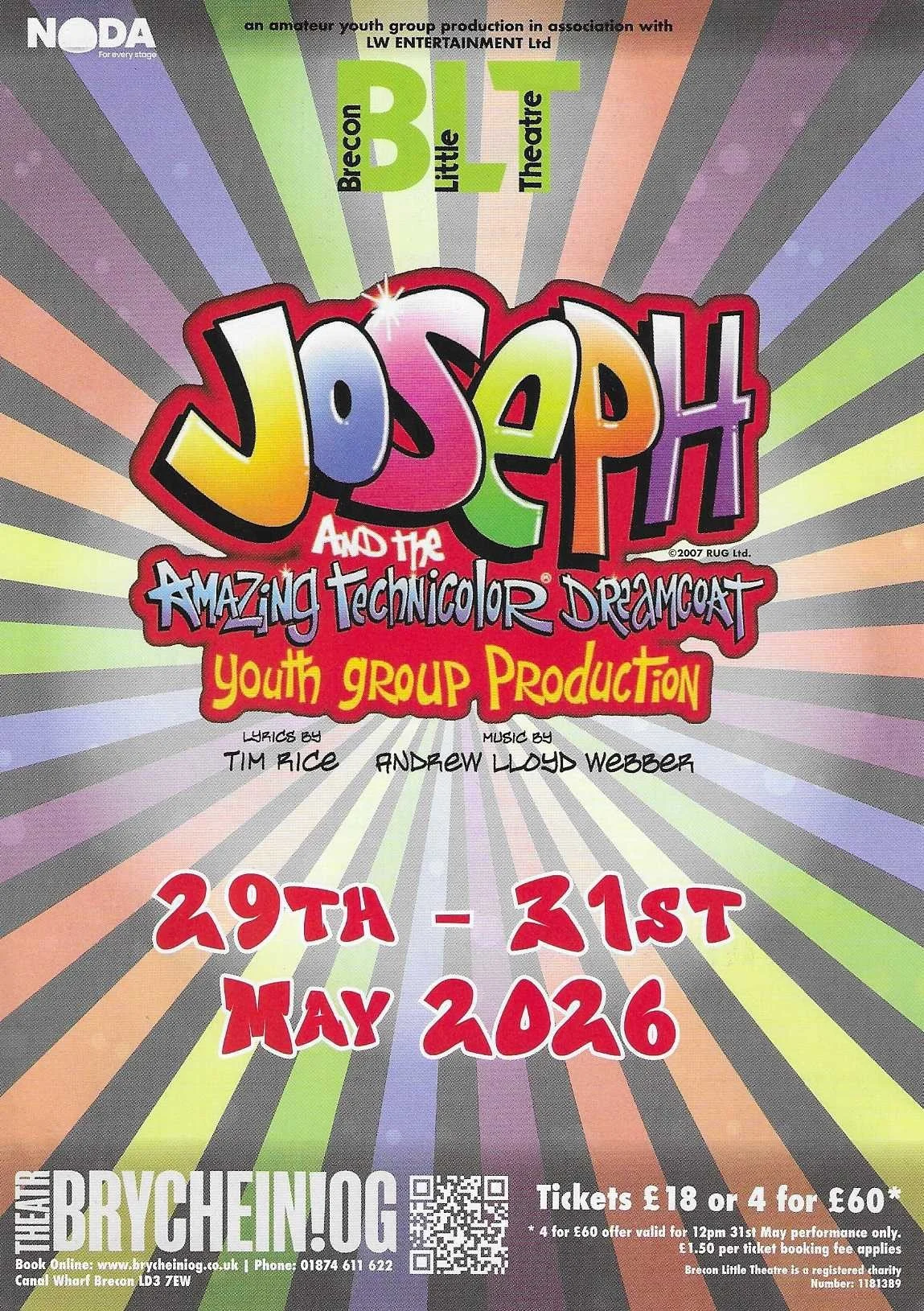 Brecon Little Theatre: Joseph and the Amazing Technicolour Dreamcoat