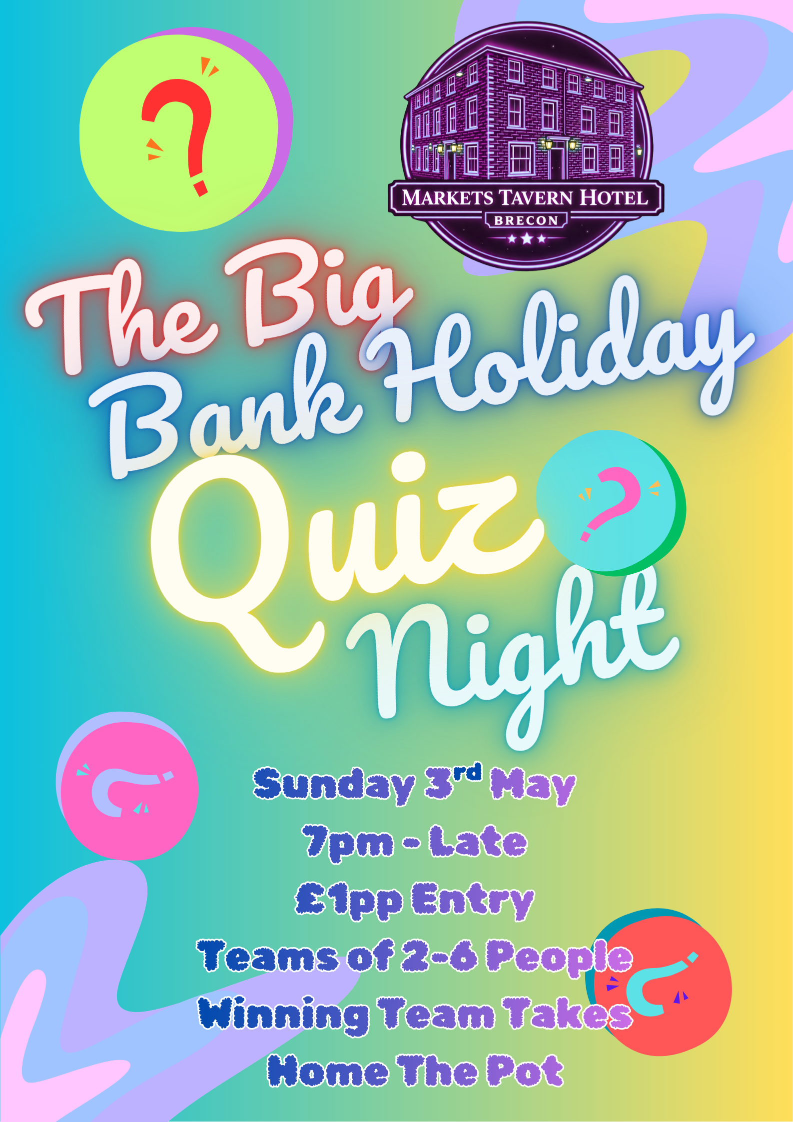 The Big Bank Holiday Weekend Quiz Night