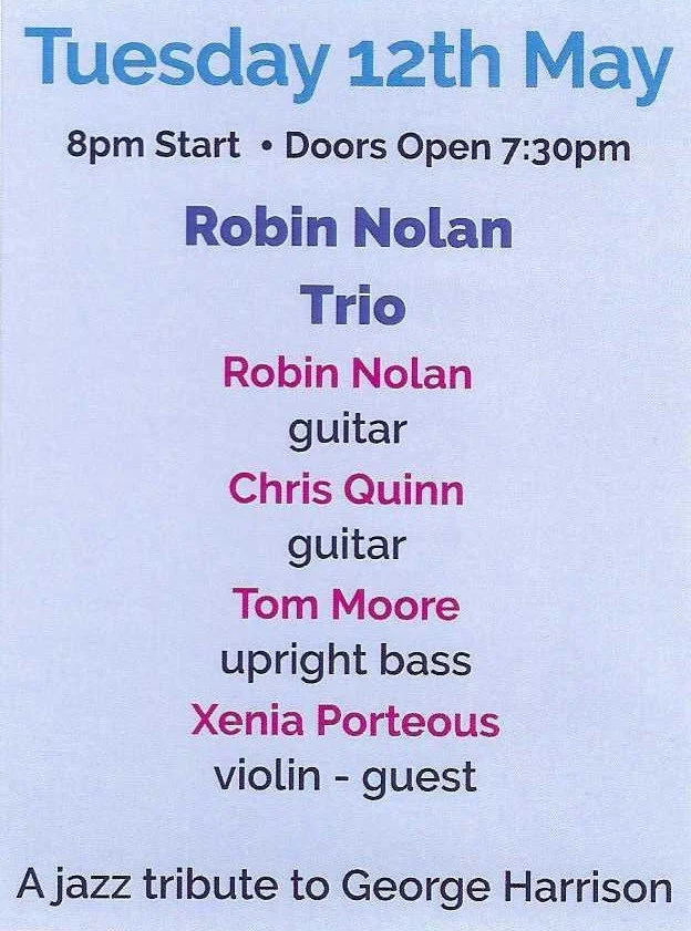 Brecon Jazz Club: Robin Nolan Trio