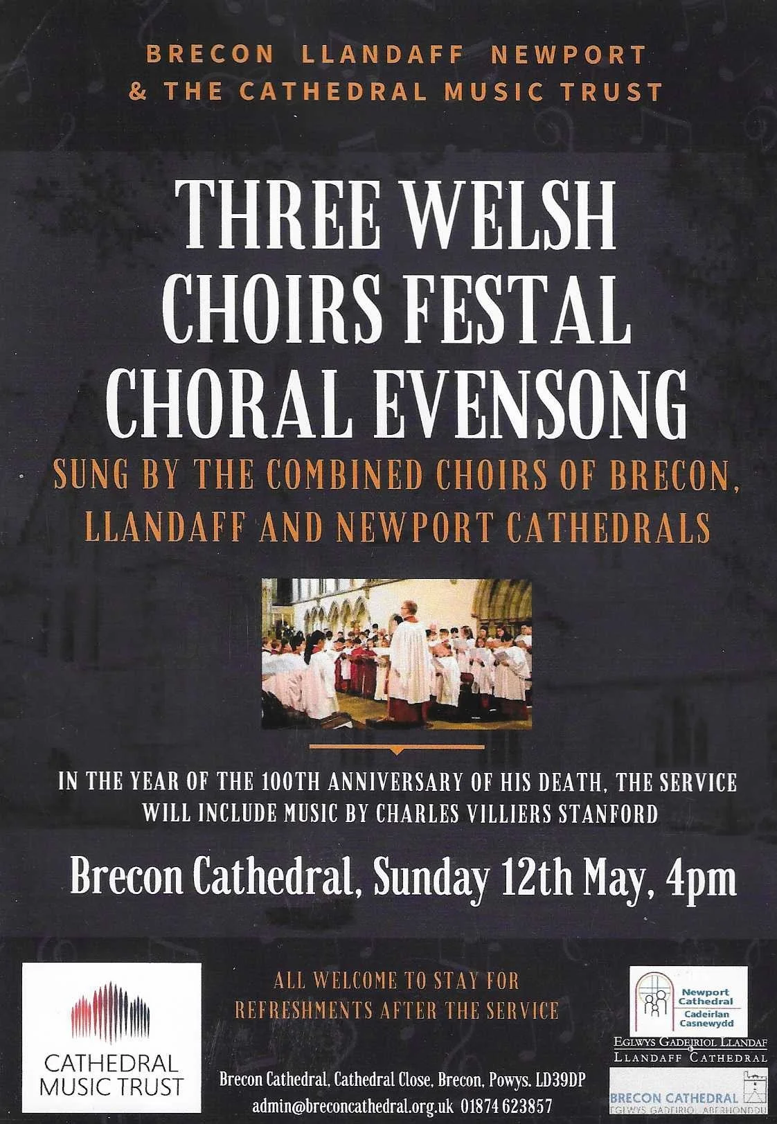 Three Welsh Choirs Festal Choral Evensong