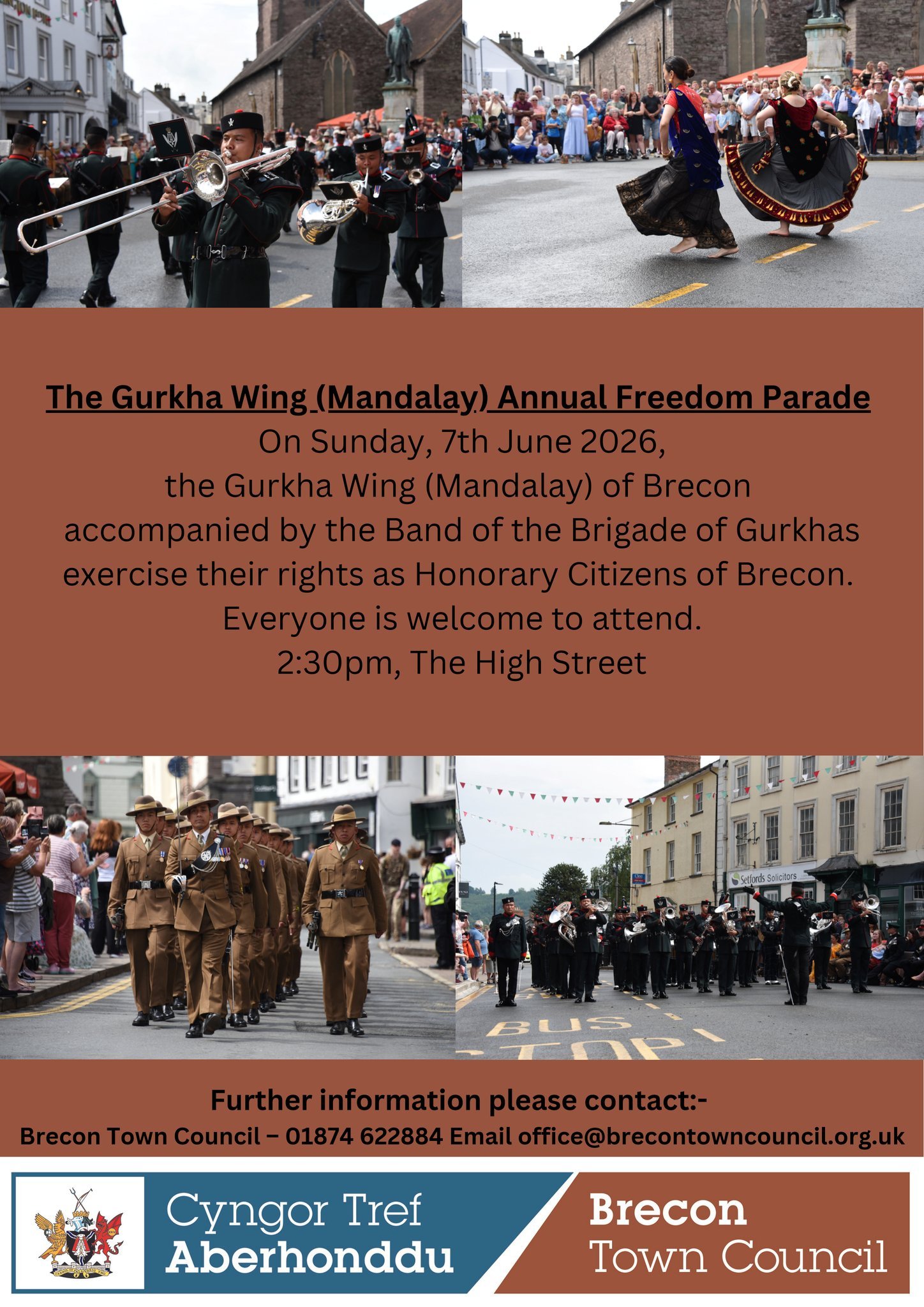 The Gurkha Wing (Mandalay) Freedom Parade