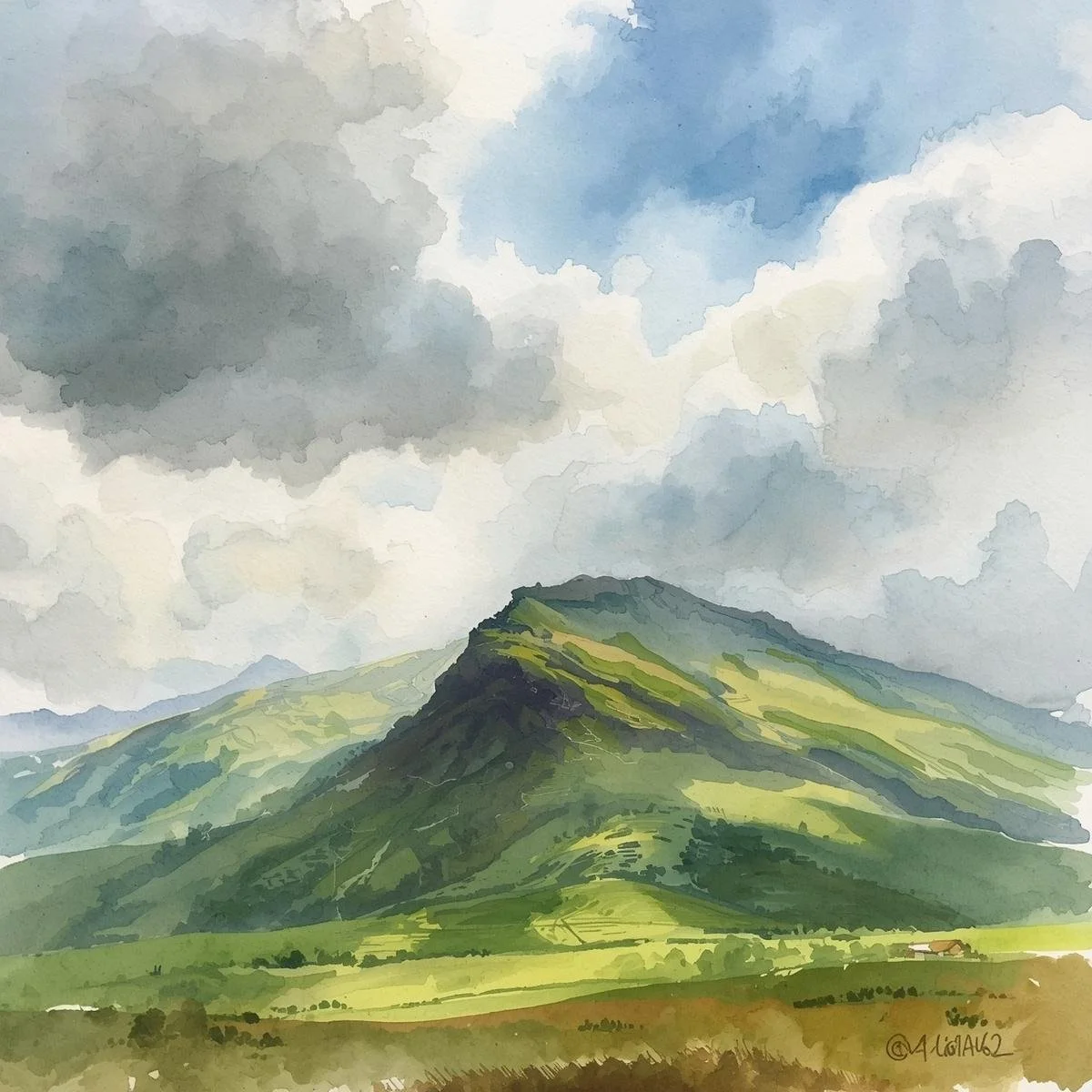 Mountain Air watercolour (Pen y Fan, wales).jpg