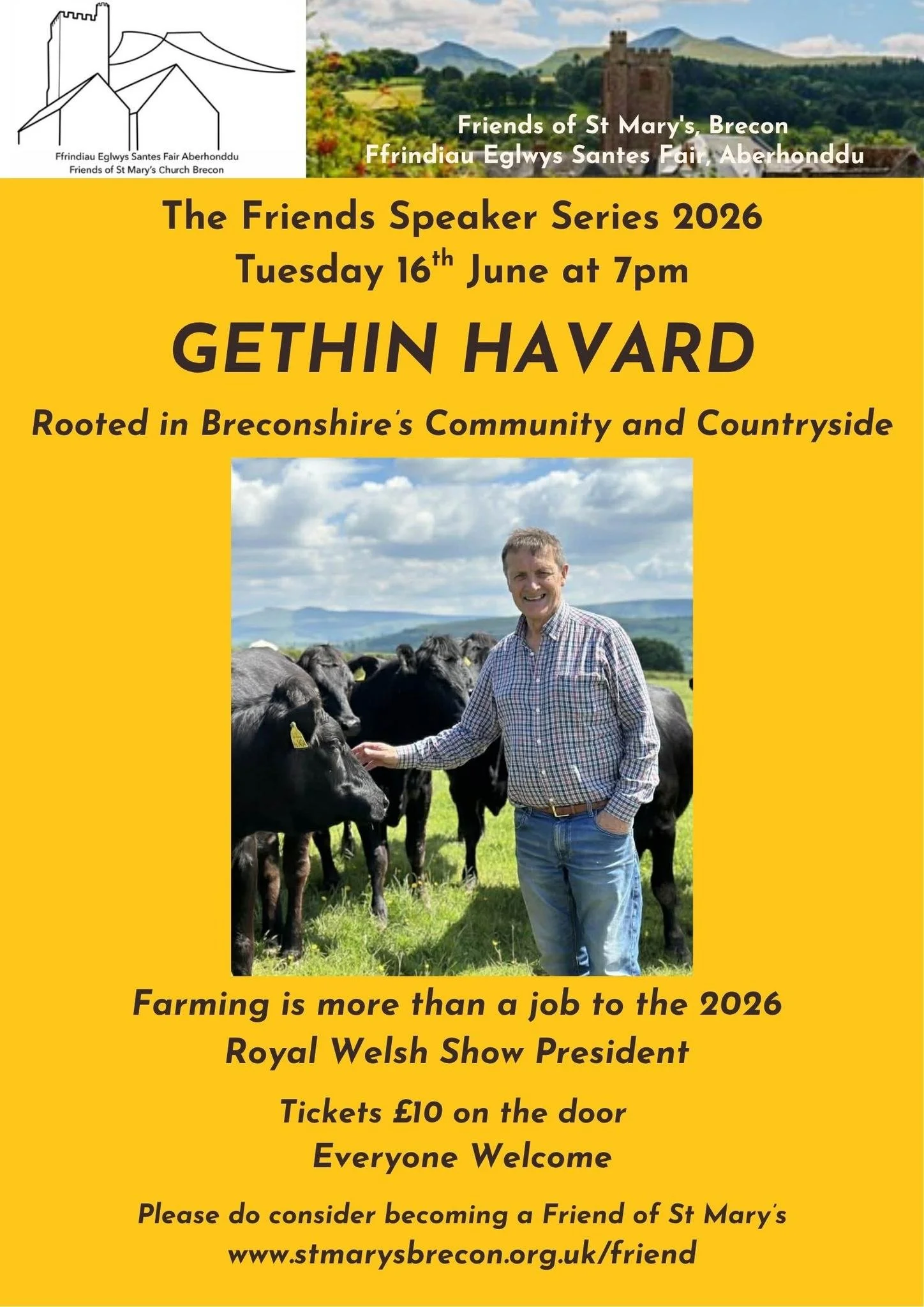 Friends Speaker Series: Gethin Havard (Royal Welsh Show President)
