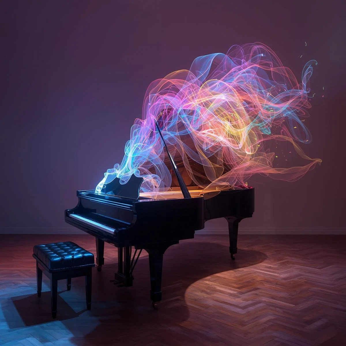PIANO WITH MUSICAL NOTES CREATING A BEAUTIFUL WAVE OF COLOUR AND SOUND.jpg