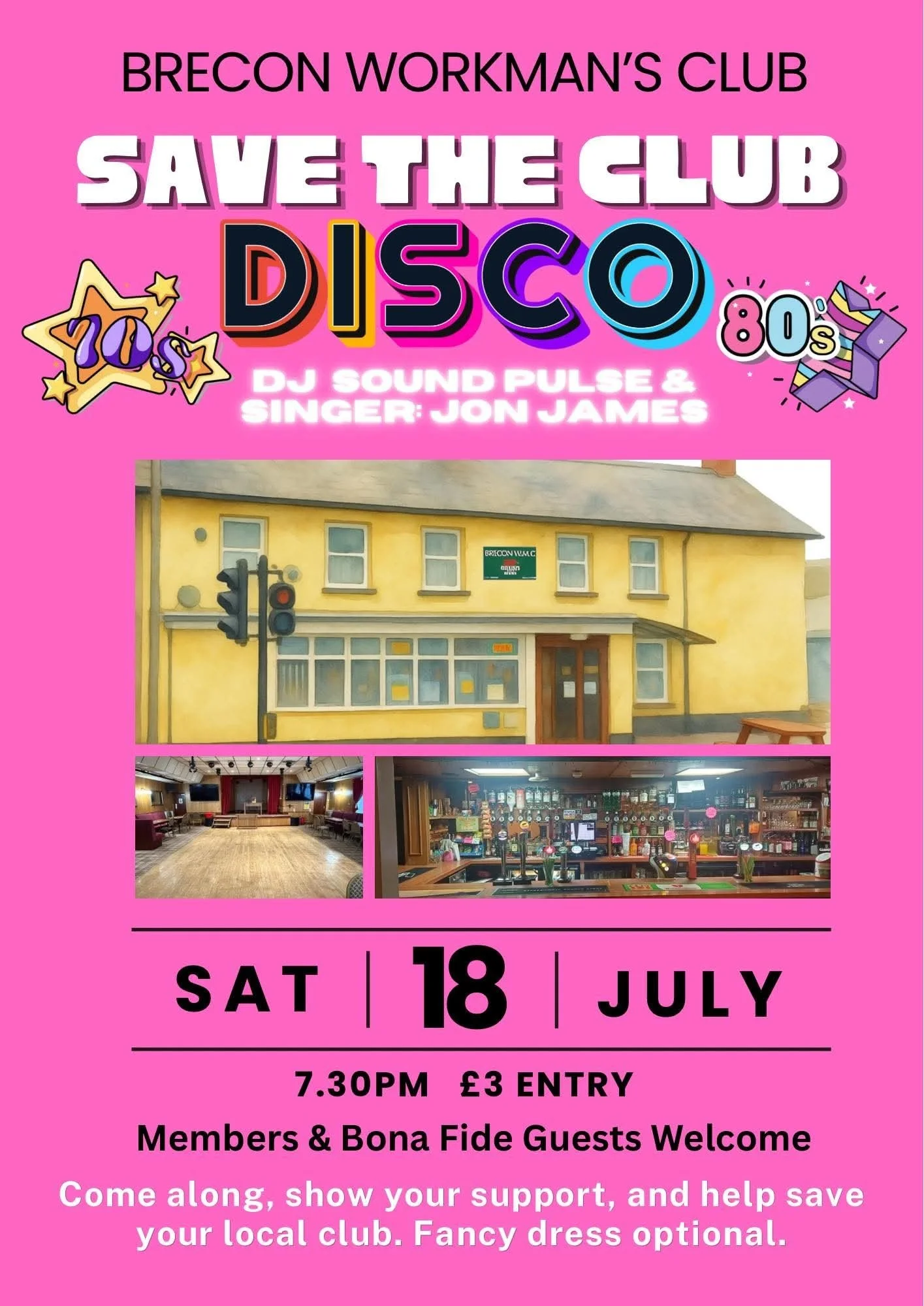 Brecon Workman's Club: Save the Club Disco