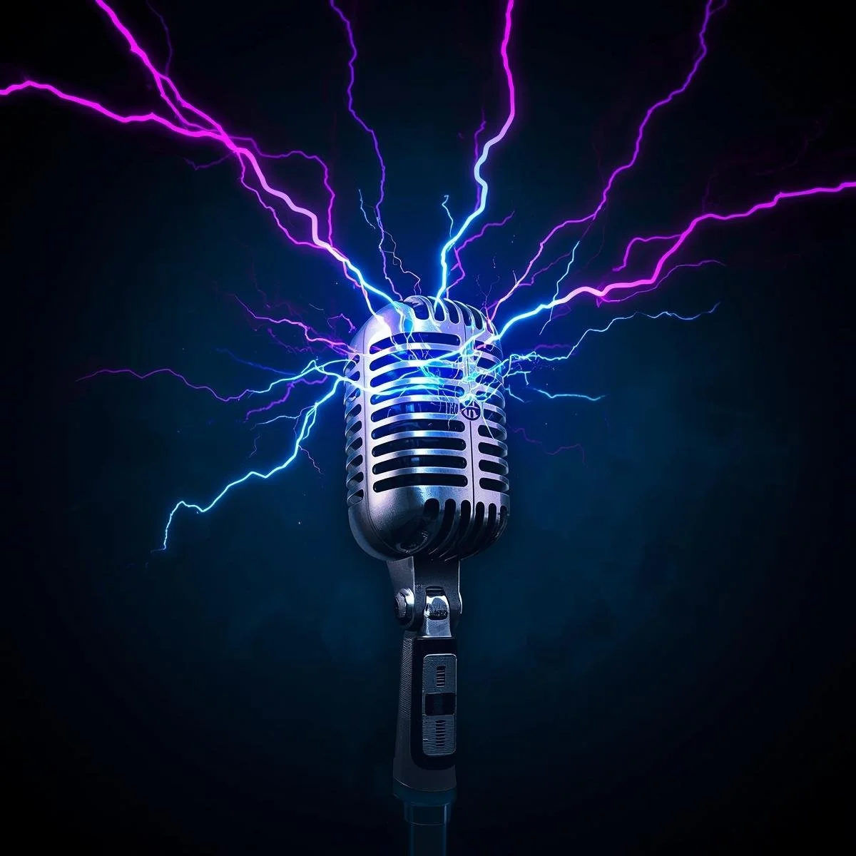 Microphone with electricity spurting out.jpg