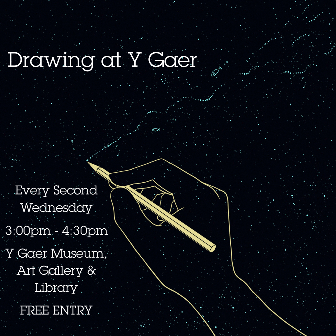 Drawing at Y Gaer
