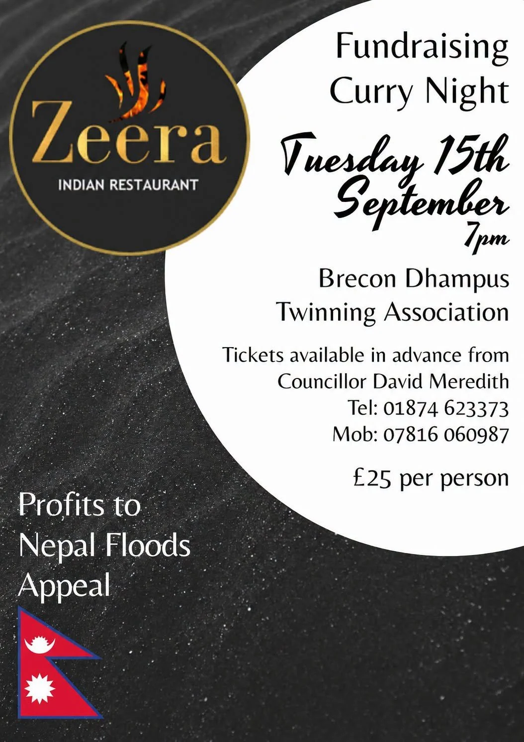 Nepal Floods Appeal Curry Night